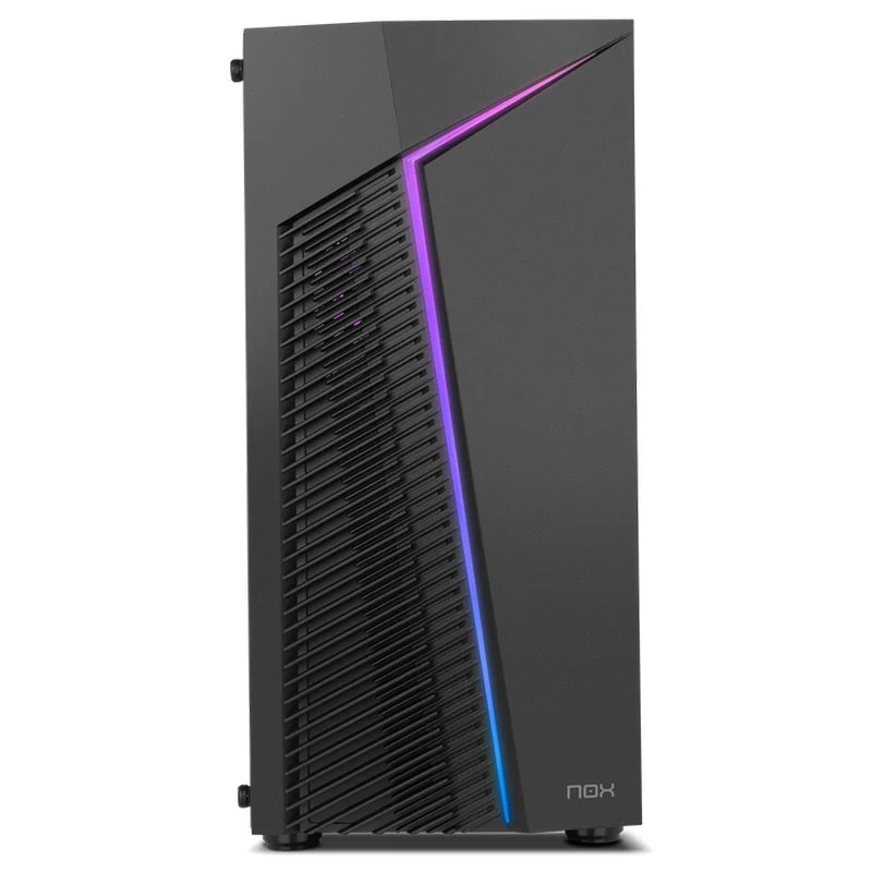 Detalle 2 de Nox Infinity Zeta caja M-ATX cristal templado USB 3.0 negra 🖥