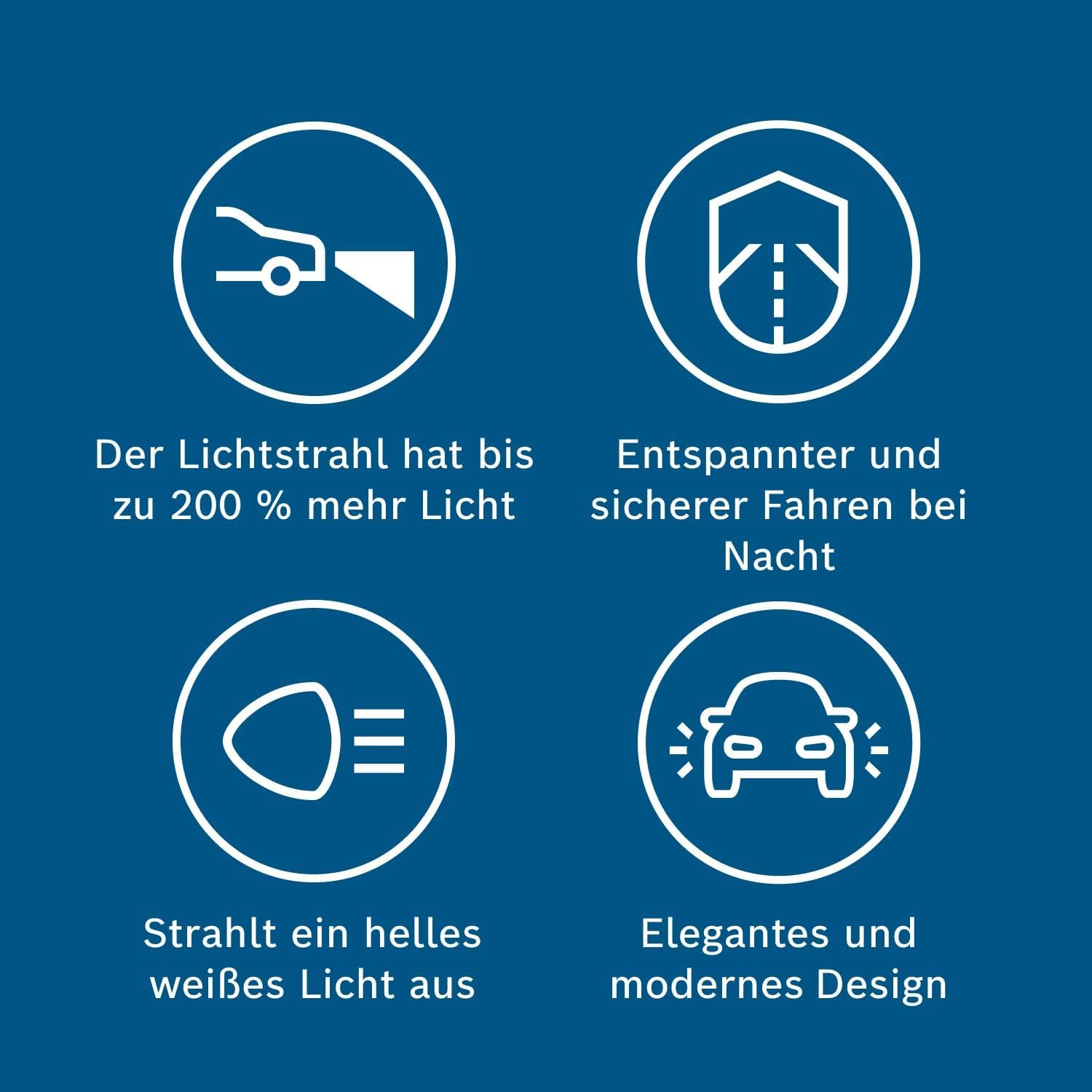 Detalle de Bosch H4 Plus 200 Halogenlampe