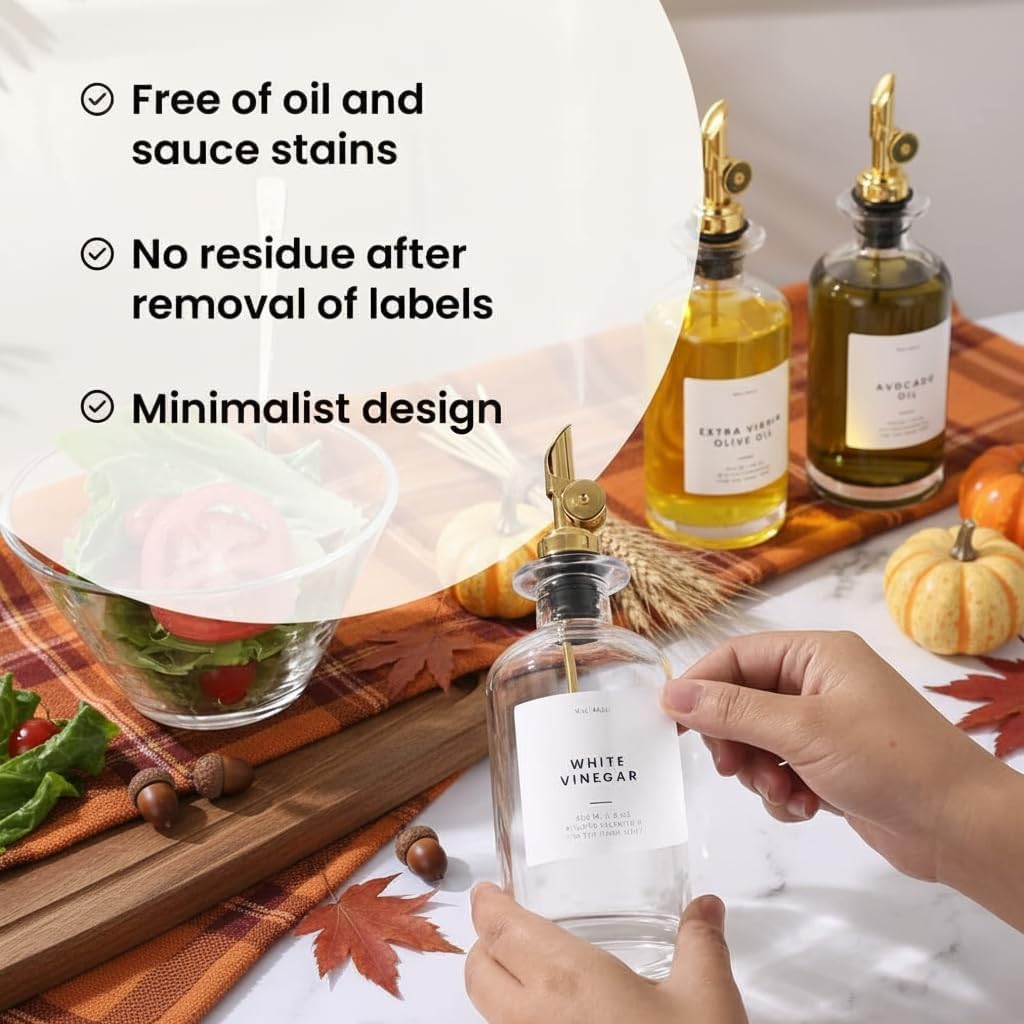 Thumbnail 4 de Molimoli Premium Olive Oil Dispenser Bottles (Set of 2) with Pourer – Glass Dispenser for Kitchen, 350ml each