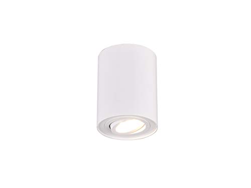 Detalle de Trio Leuchten Cookie 612900131 Lámpara de techo 1x GU10 blanco mate