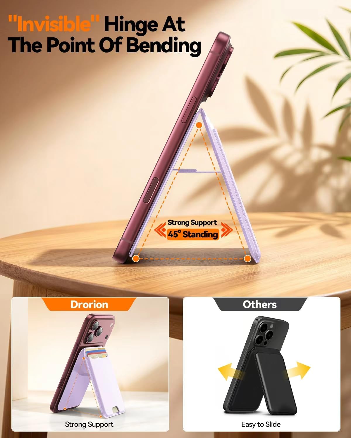 Detalle 2 de Magnetic Stand Wallet for iPhone