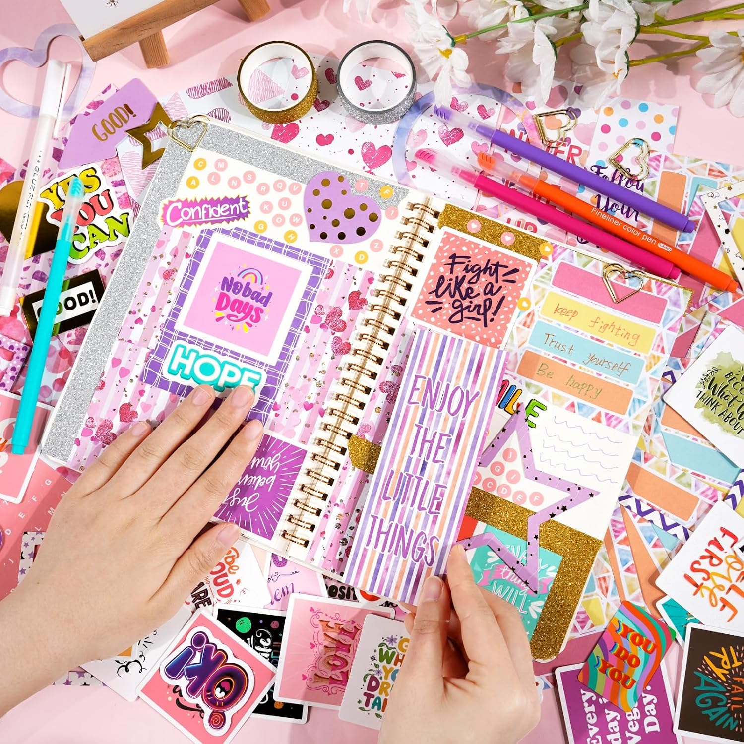 Thumbnail 3 de Donfulfip Set di diari fai da te per ragazze: creativo kit educativo per età 4–12 anni