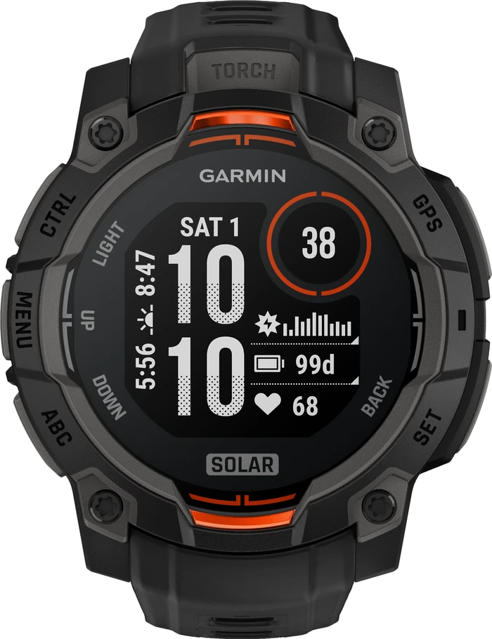 Thumbnail 6 de Garmin Instinct 3 Solar Schwarz 45 mm – robuste Solar-Smartwatch mit AMOLED-Display