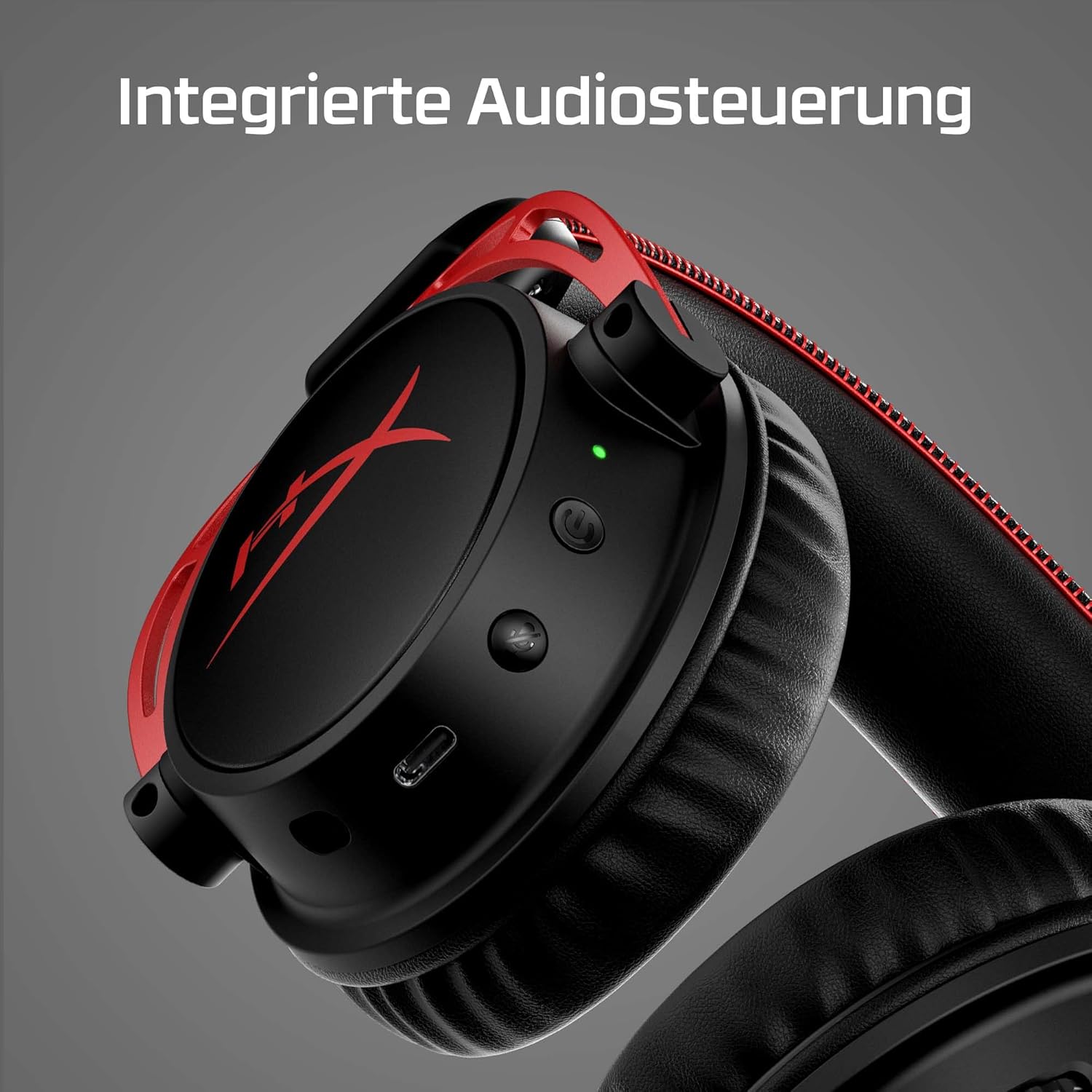 Thumbnail 5 de HyperX Cloud Alpha Wireless Gaming-Headset – bis zu 300 Std. Akkulaufzeit, DTS 3D Audio & 2,4 GHz Funk
