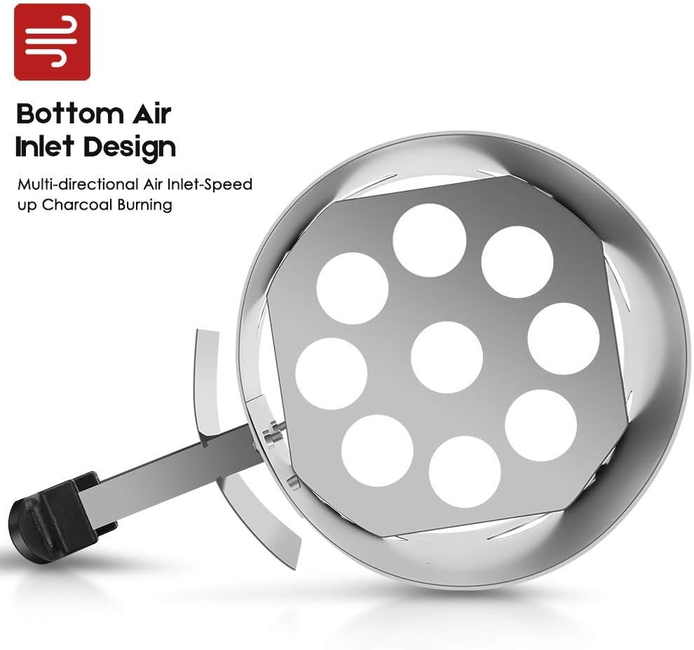 Thumbnail 5 de Beau Jardin Pro-Grade Chimney Starter (galvanised steel) – fast, even ignition for charcoal & briquettes