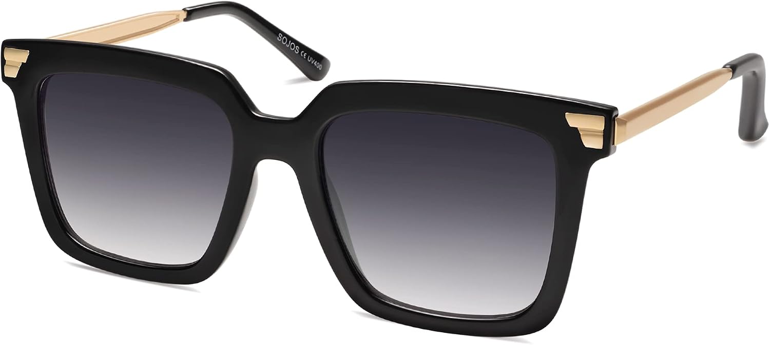 Detalle de SOJOS Oversized Square Sunglasses SJ2216A