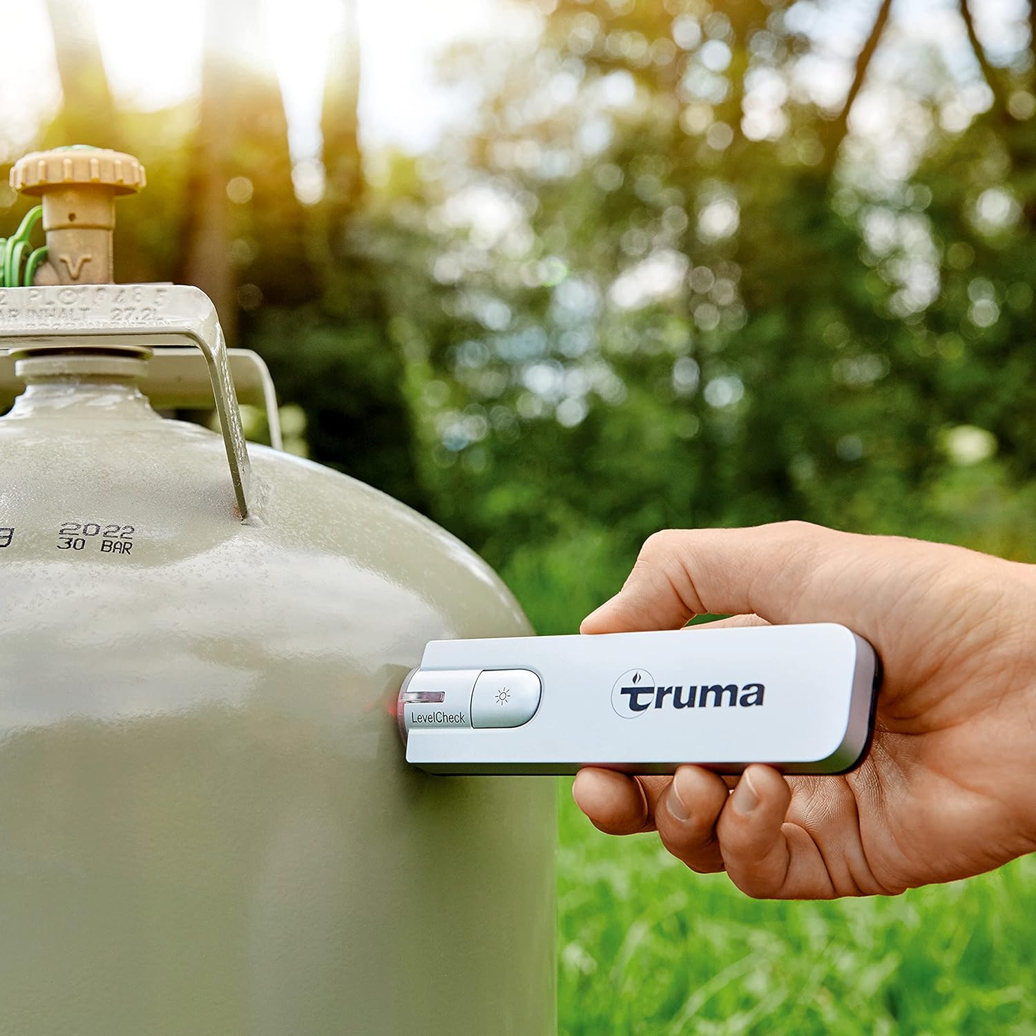 Detalle 2 de Truma Level Check Gasinhaltsmesser – Zuverlässige Füllstandsanzeige für Gasflaschen (200–350 mm Durchmesser)