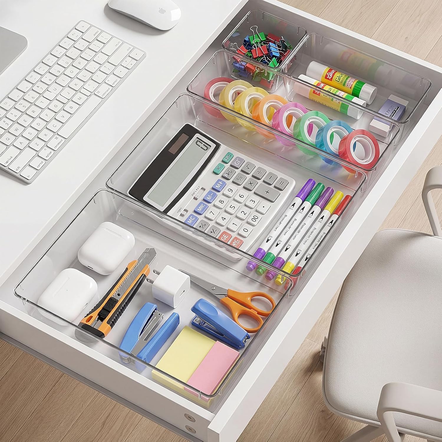 Thumbnail 6 de Radikor Schubladen Organizer (16 Stück) für Schminktisch, Büro & Küche – in 4 Größen