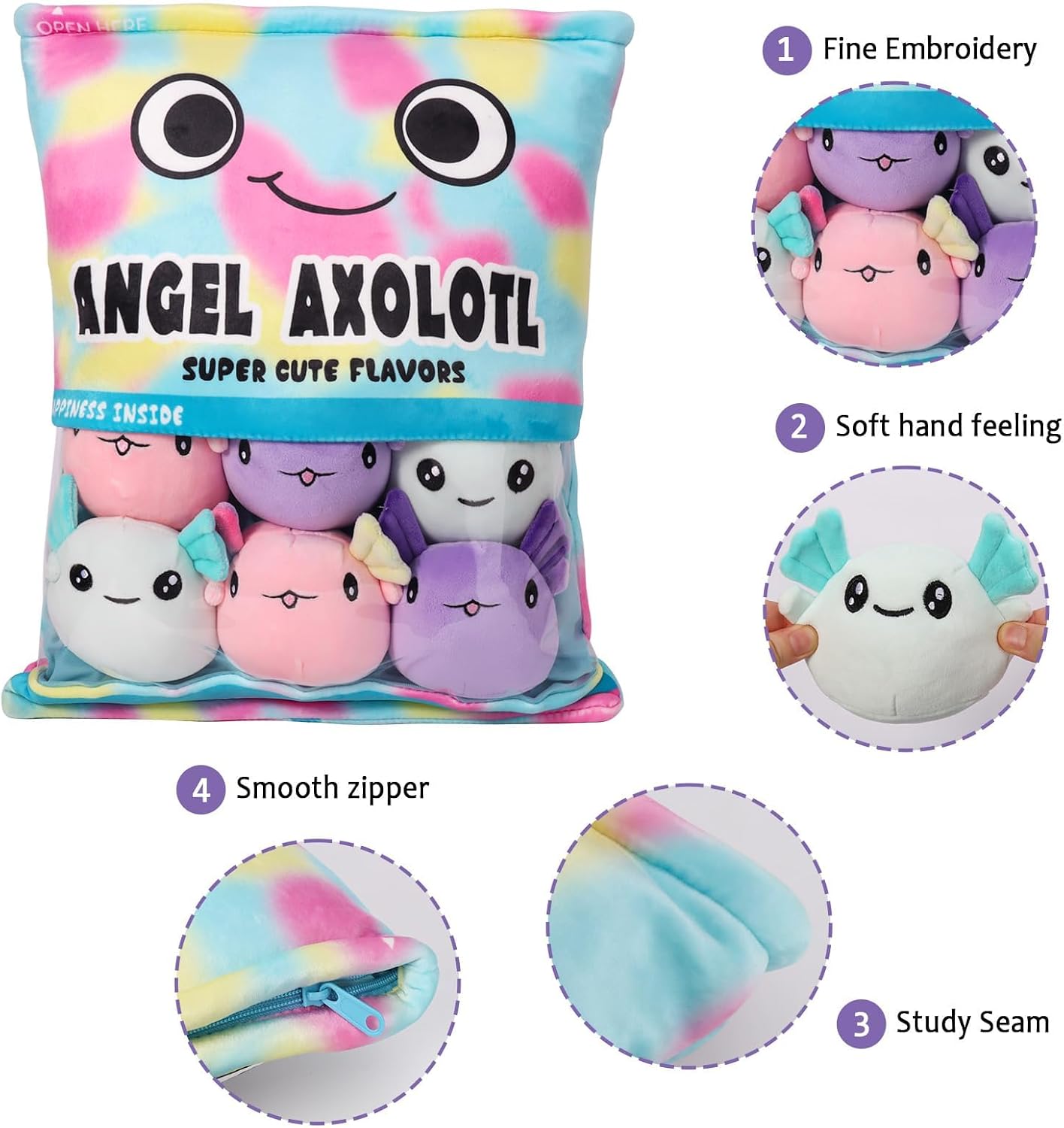 Thumbnail 2 de HXPLN Cute Snack Pillow Pudding Plush