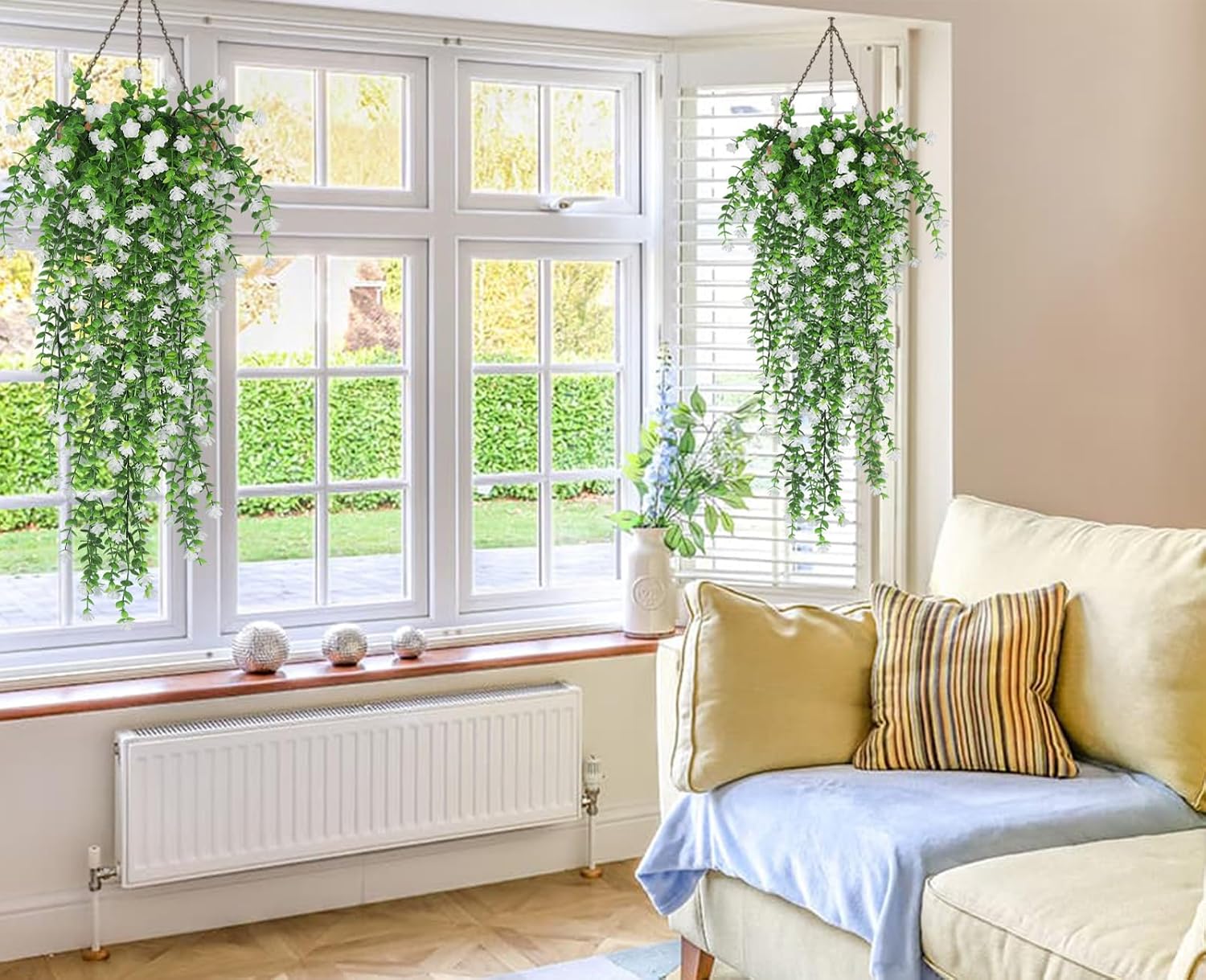 Detalle 2 de RECUTMS Artificial Hanging Plants, 3-pack
