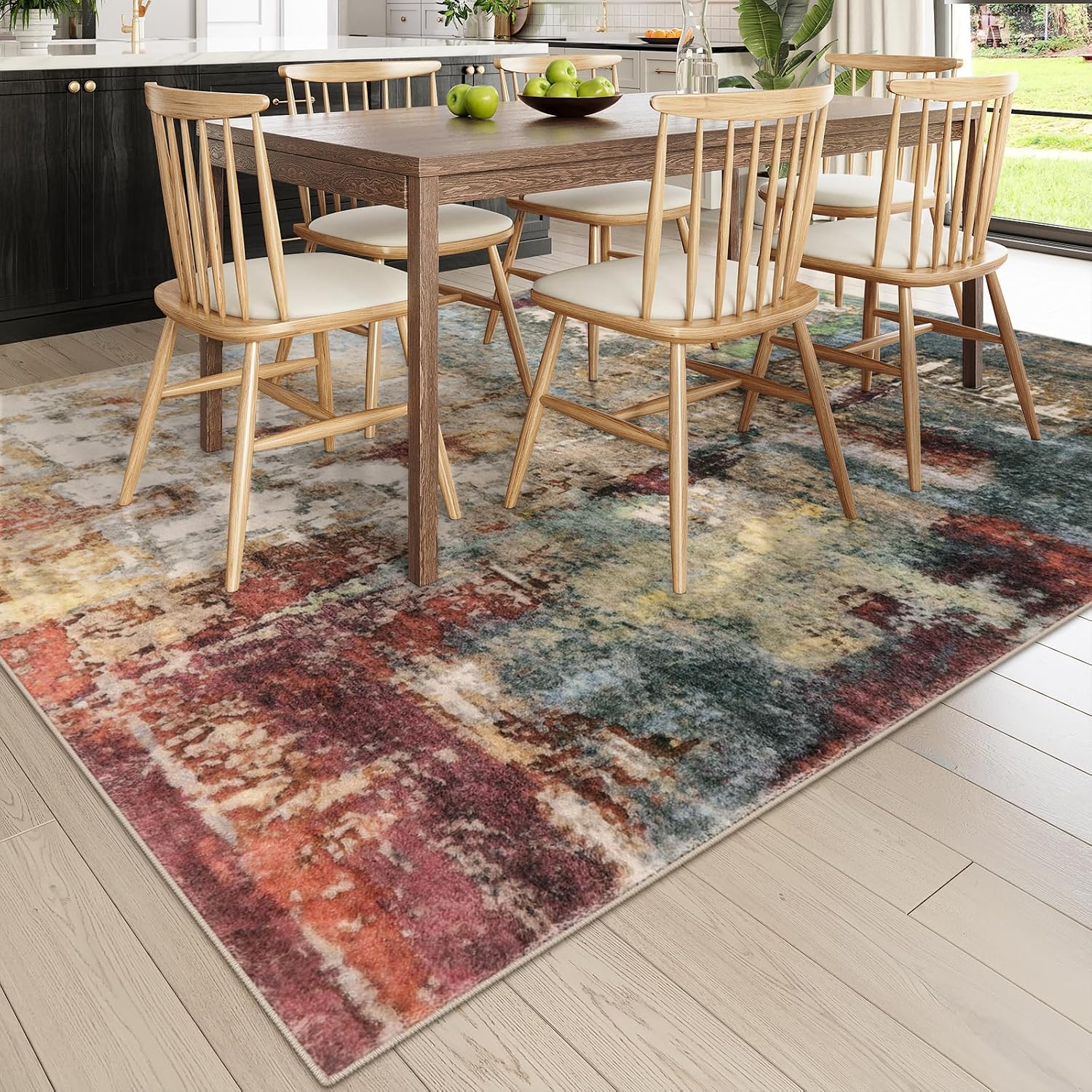 Thumbnail 5 de Lahome Modern Abstract Living Room Rug 8x10