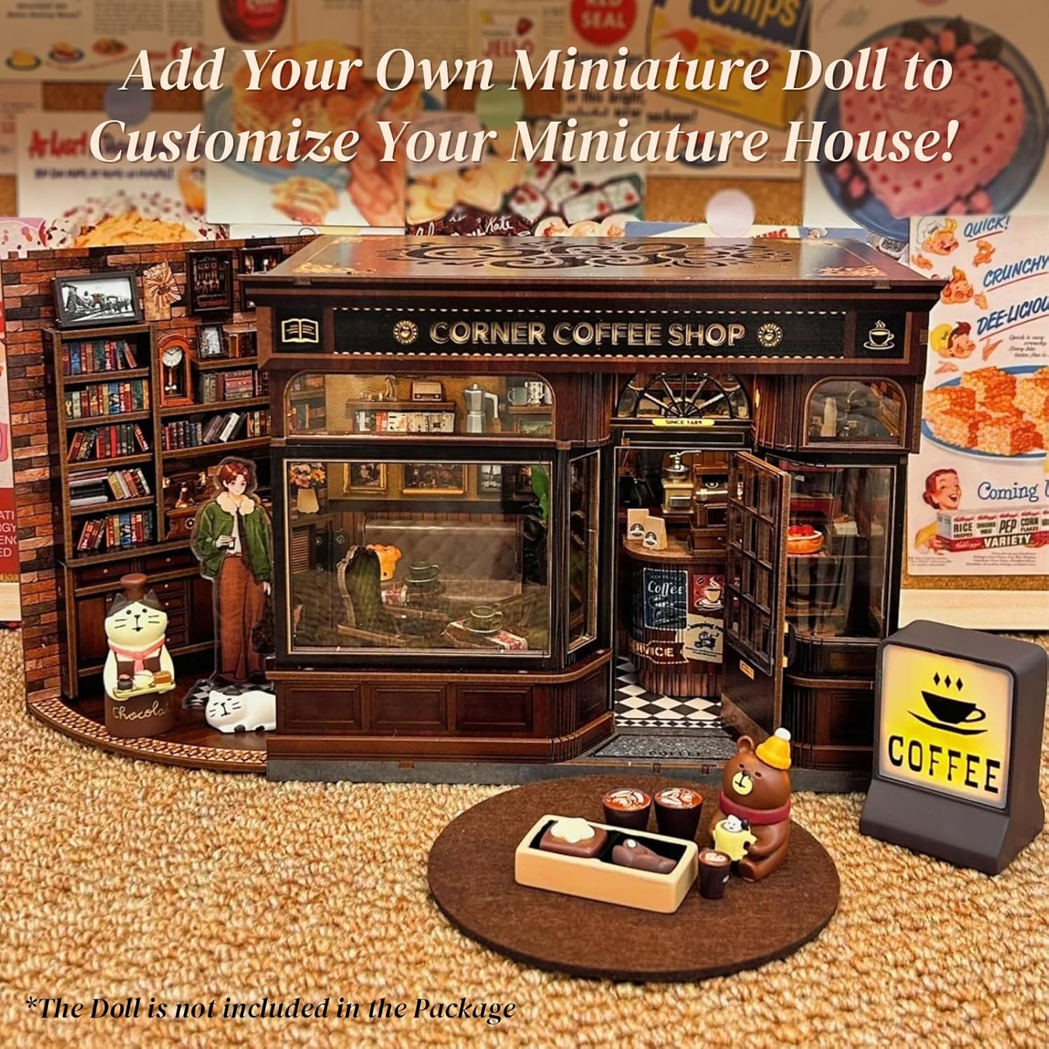 Thumbnail 2 de Fsolis Book Nook Kit for Adults