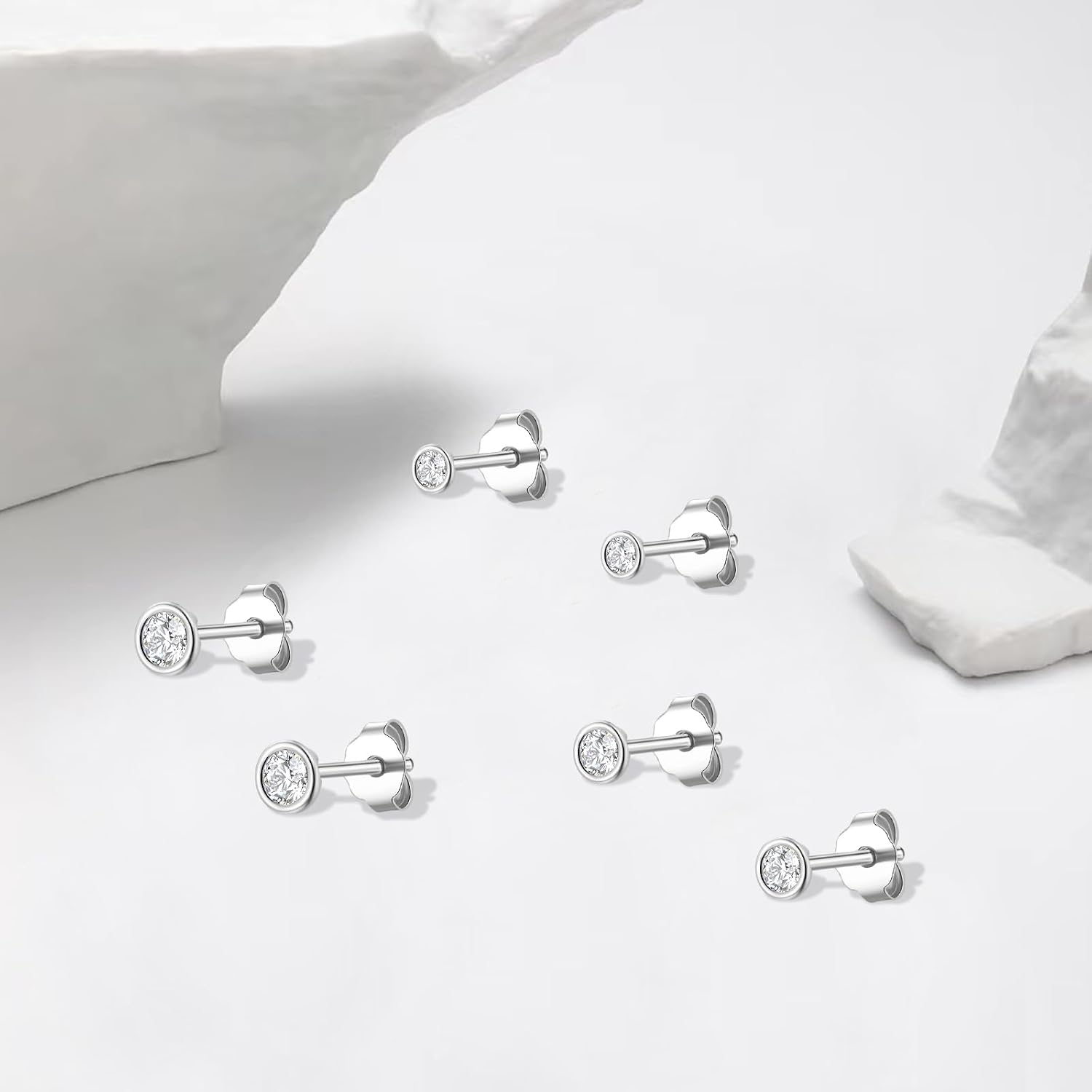 Detalle 1 de Ecripe 925 Ohrstecker mit Zirkonia