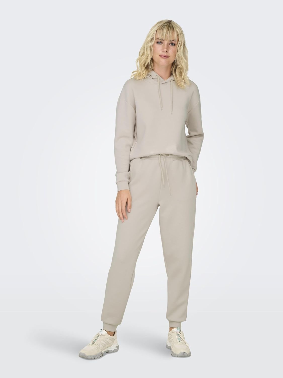 Thumbnail 4 de Pantalon de jogging femme ONLY Onplounge HW Regular en maille (avec cordon)