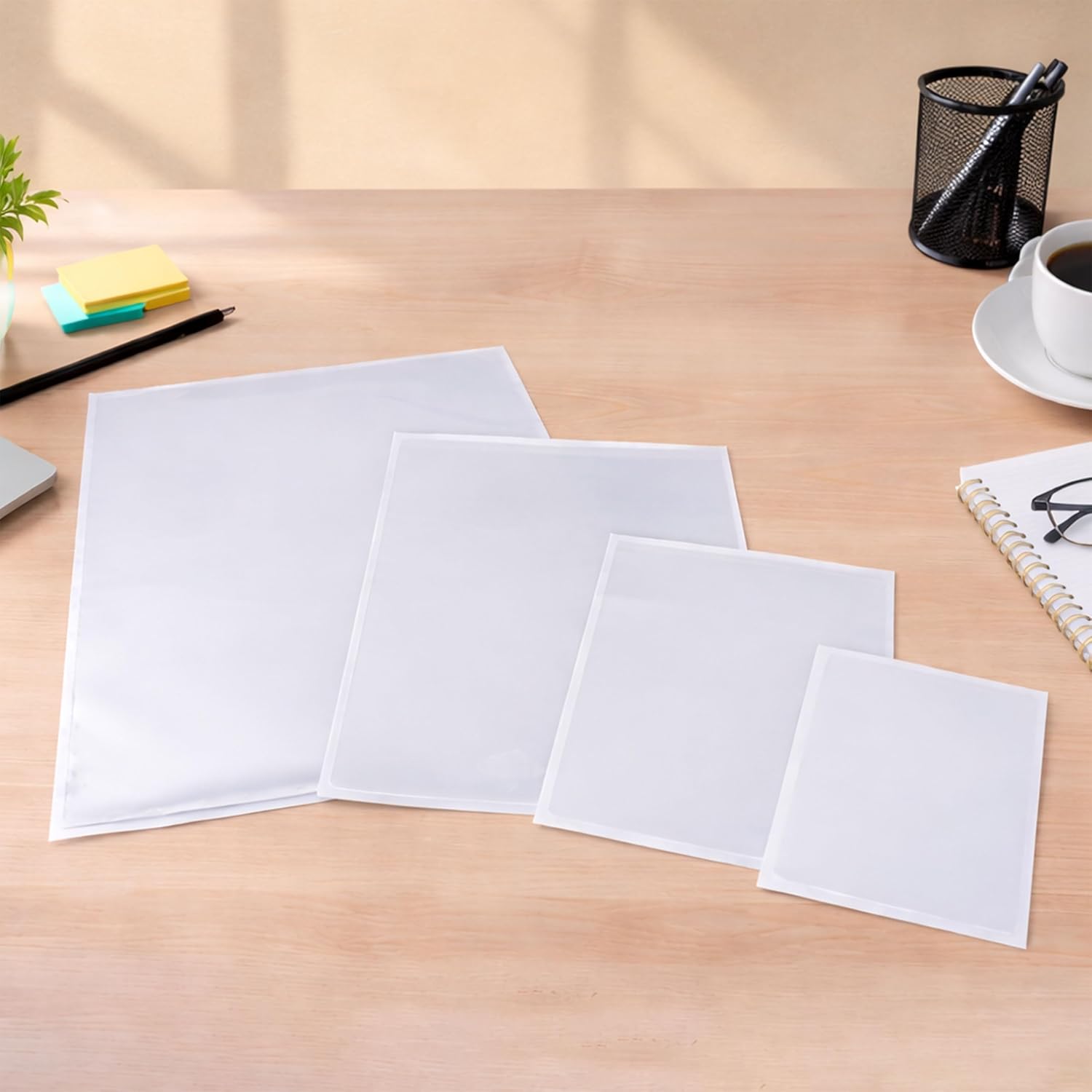 Thumbnail 6 de KLEBESHOP24 Pochettes A4 autocollantes 100