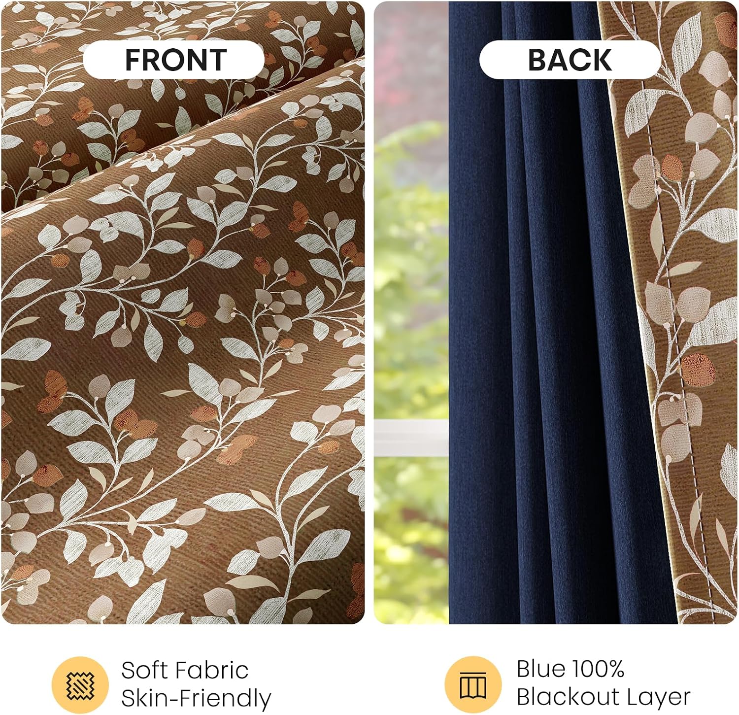 Detalle de Blackout Curtains 63-Inch