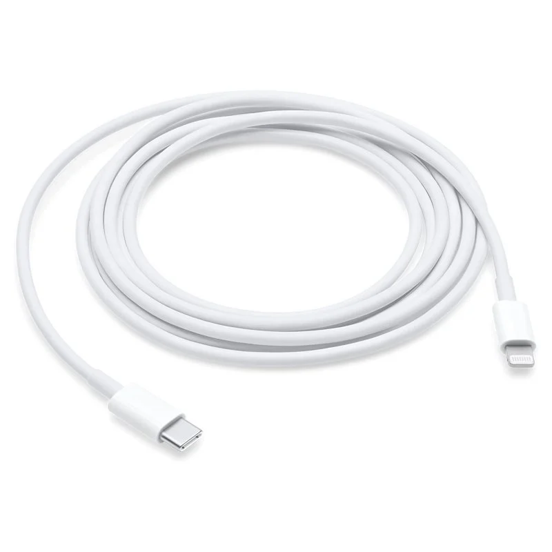 Detalle de Apple Cable USB-C a Lightning Macho/Macho 2 m – 96 W en blanco (MQGH2ZM/A)