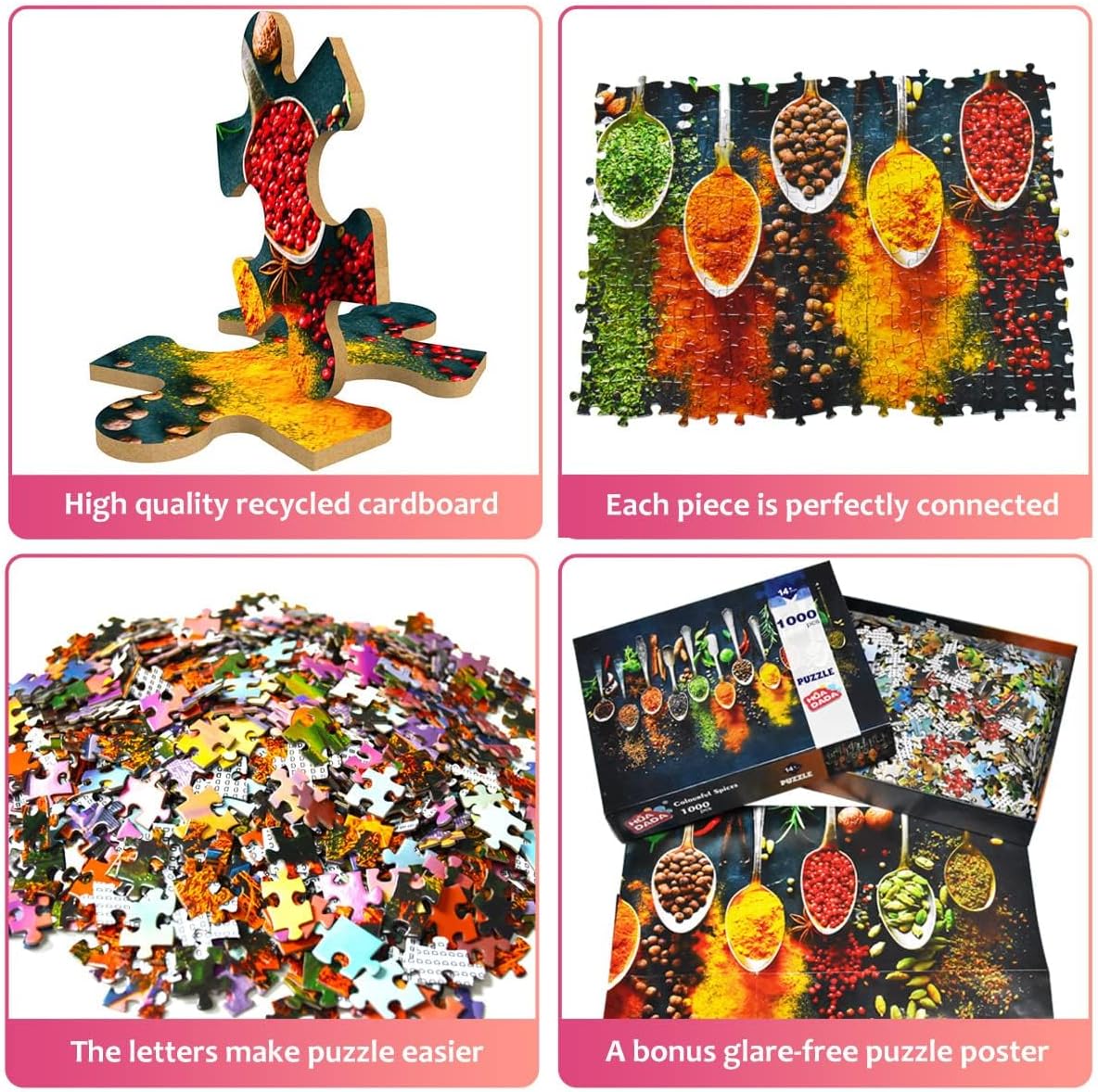 Detalle de HUADADA Jigsaw Puzzle, 1,000 Pieces