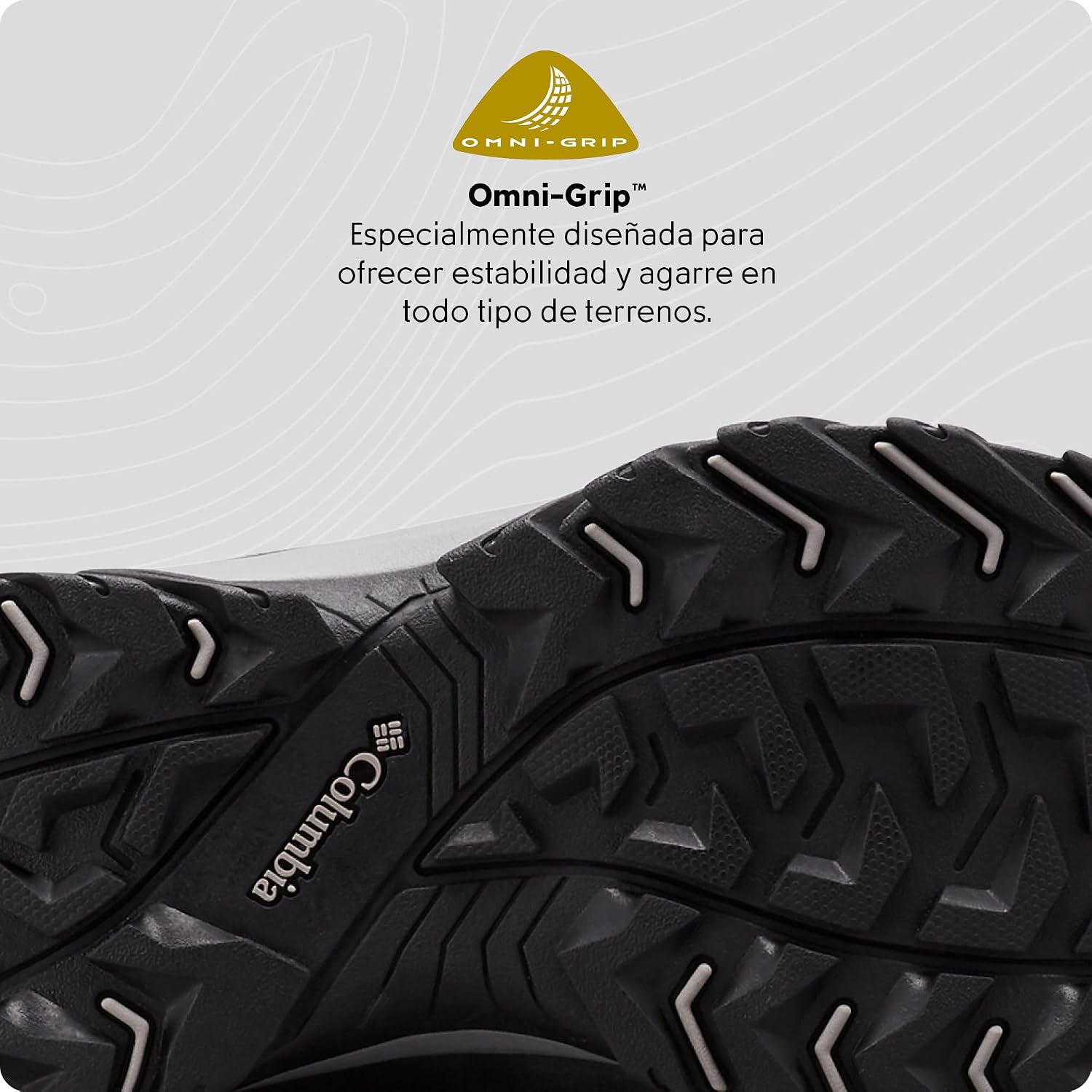 Detalle de Columbia Crestwood para senderismo (hombre) Shark Columbia Grey, talla 43 EU