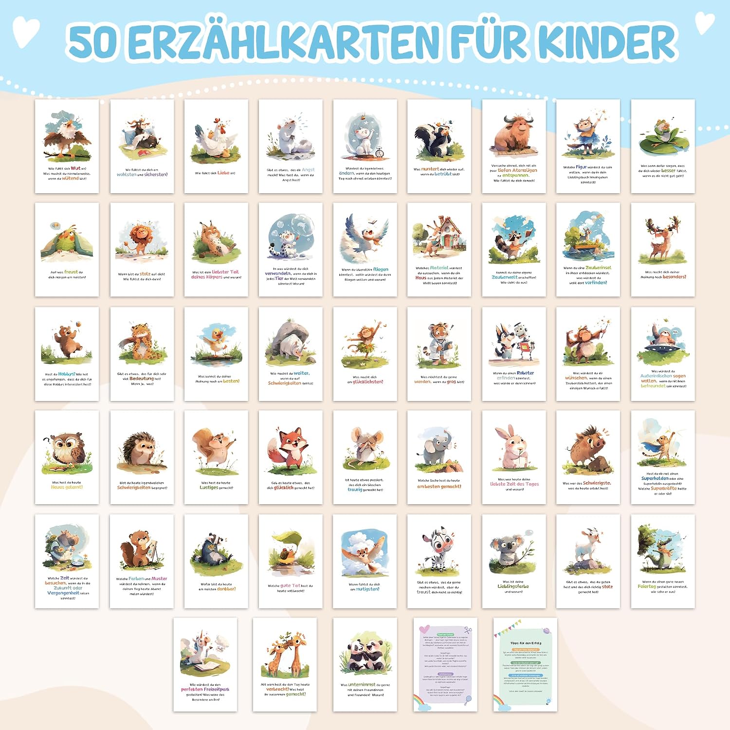 Thumbnail 2 de Erzählt euch mehr 50 Erzählkarten für Kinder