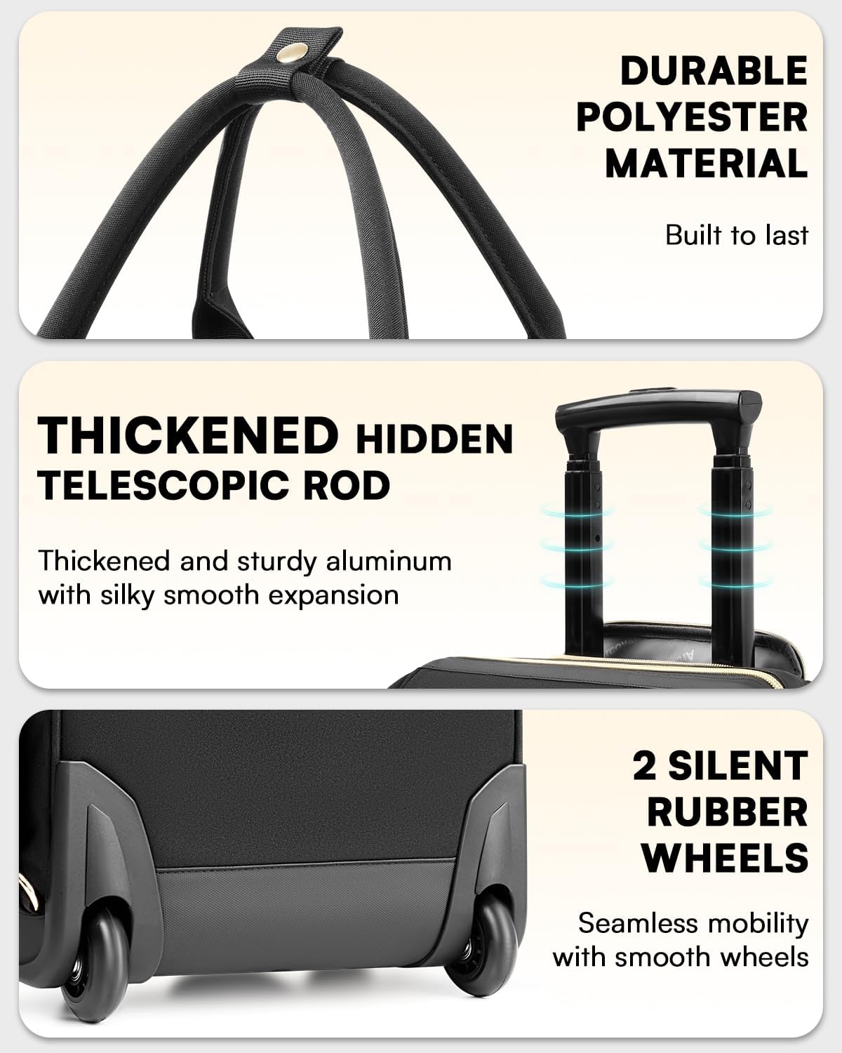 Thumbnail 6 de Arcoyard Rolling Backpack 18" for Travel