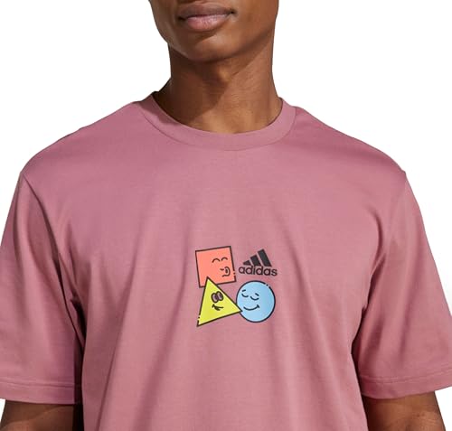 Thumbnail 3 de Positivity Shapes IY0734 - Camiseta Gráfica de Manga Corta 🌈