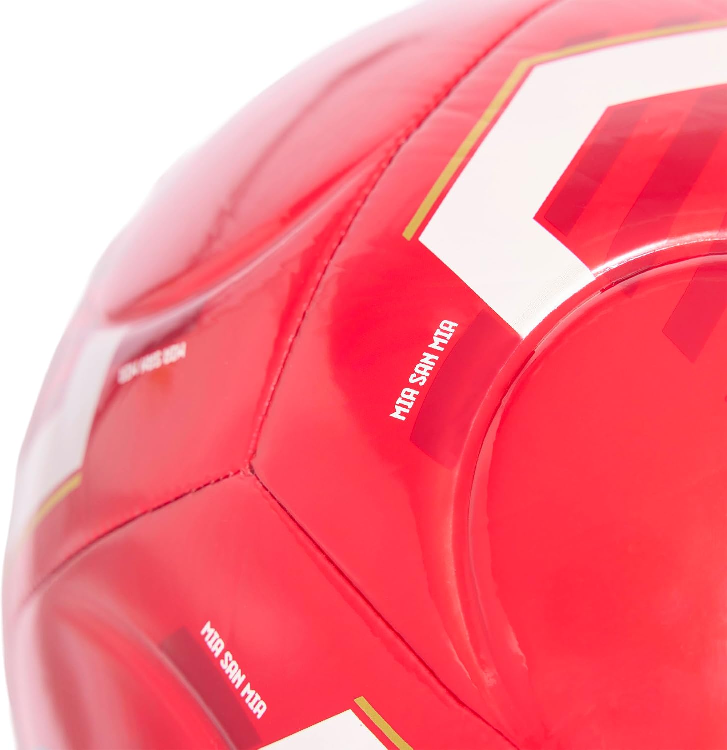 Detalle de adidas FC Bayern Home Club-voetbal, maat 5, gerecycleerde TPU en butylblaas