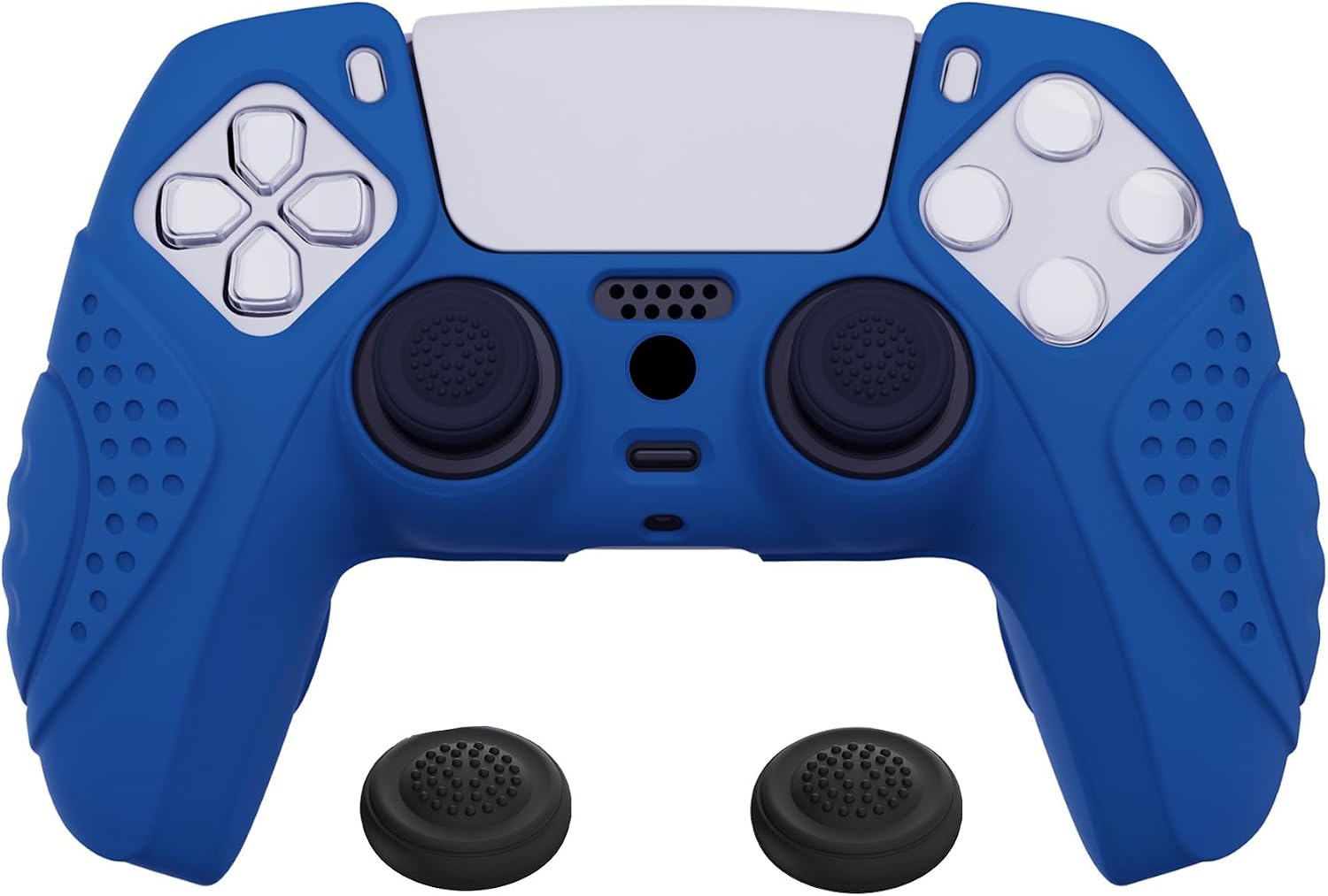 Detalle de eXtremeRatePlayVital Guardian Edition Blue Silicone Case for PS5