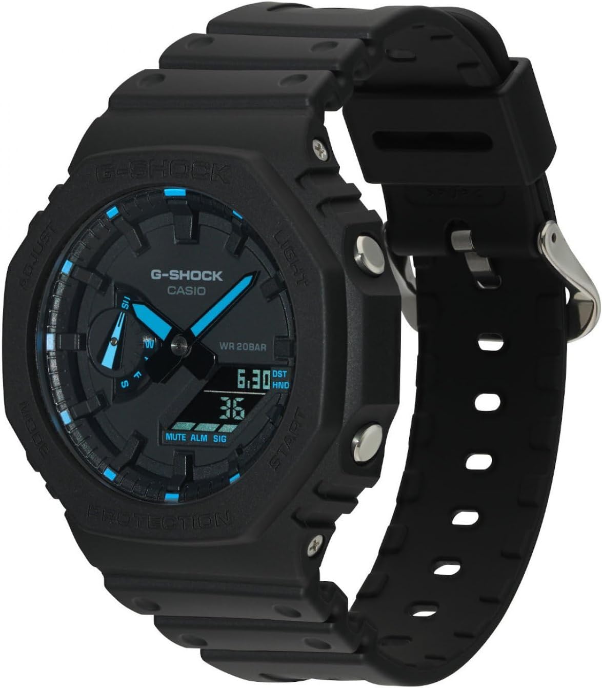 Detalle 2 de Casio CA.GA-2100-1A2ER G-Shock azul 2 años