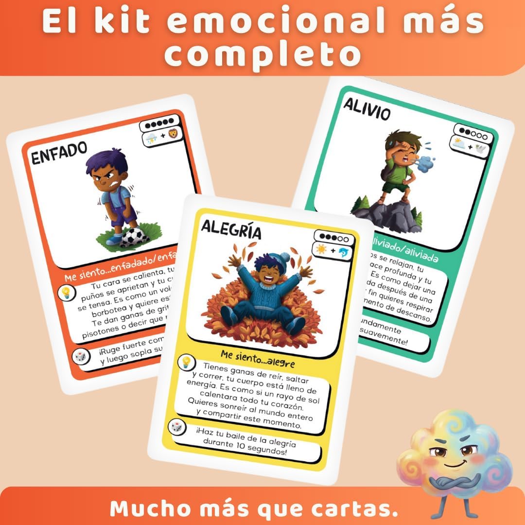 Detalle de EmoKids Juego de Emociones 55 cartas