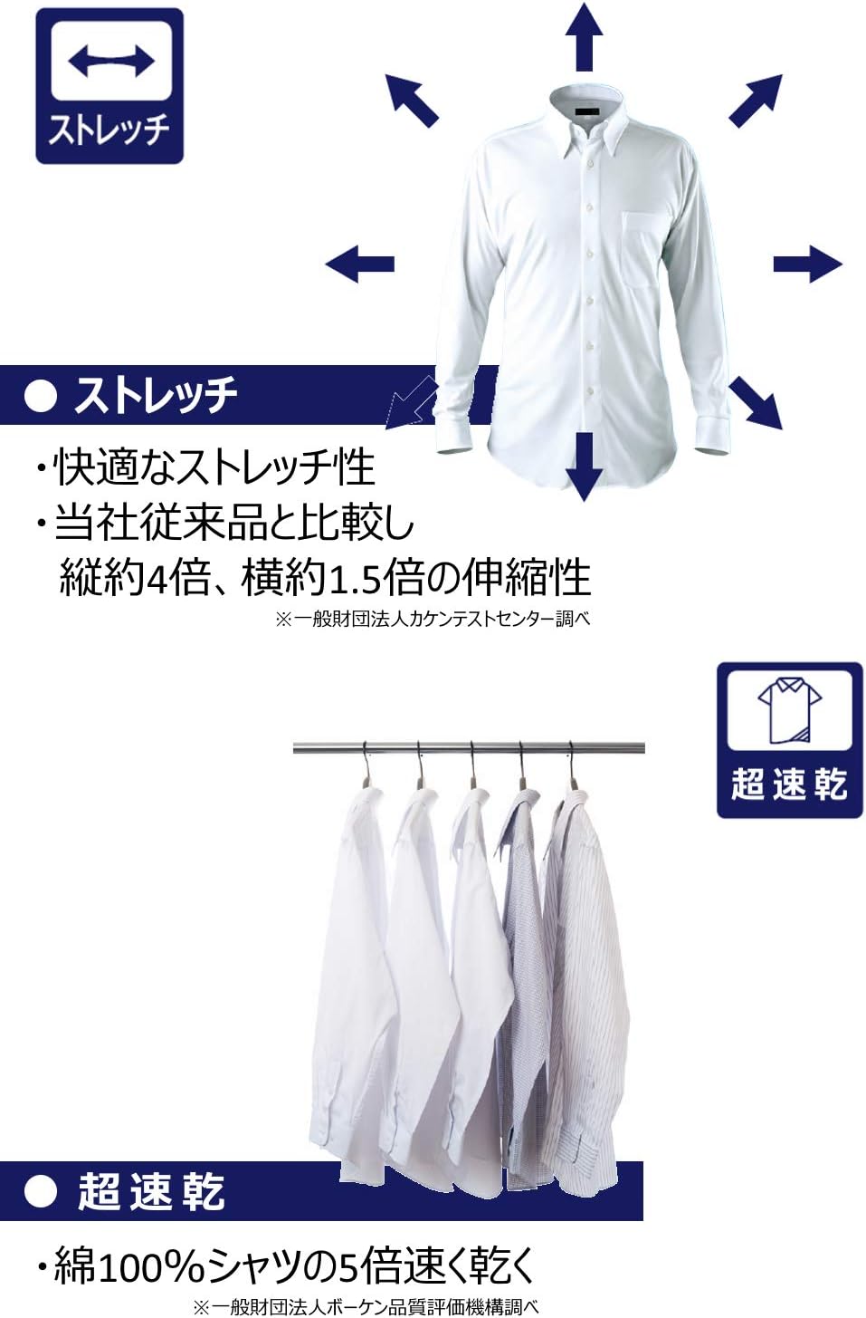 Thumbnail 6 de はるやま i-Shirt 半袖ワイシャツ レギュラーフィット・ストレッチ・超速乾