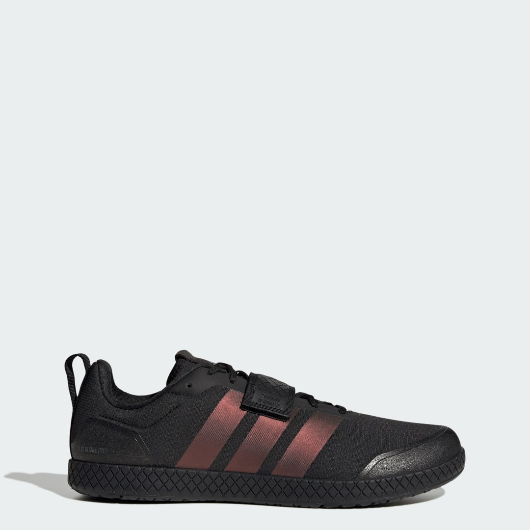 Detalle de Adidas The Total: Zapatilla de halterofilia en negro para levantamiento