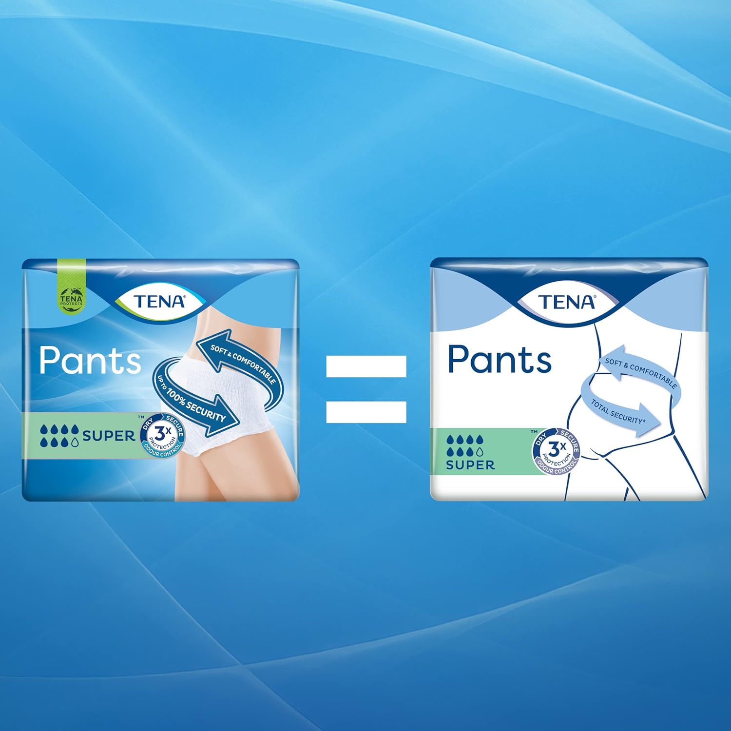 Detalle de TENA Pants Super XL 48 pairs incontinence pants