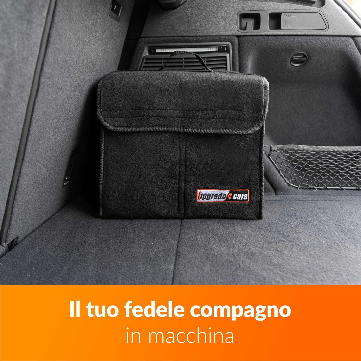 Thumbnail 6 de Upgrade4cars 2 x Borsa Porta-Oggetti Auto da Baule in Feltro – Organizer per Attrezzi e Cura