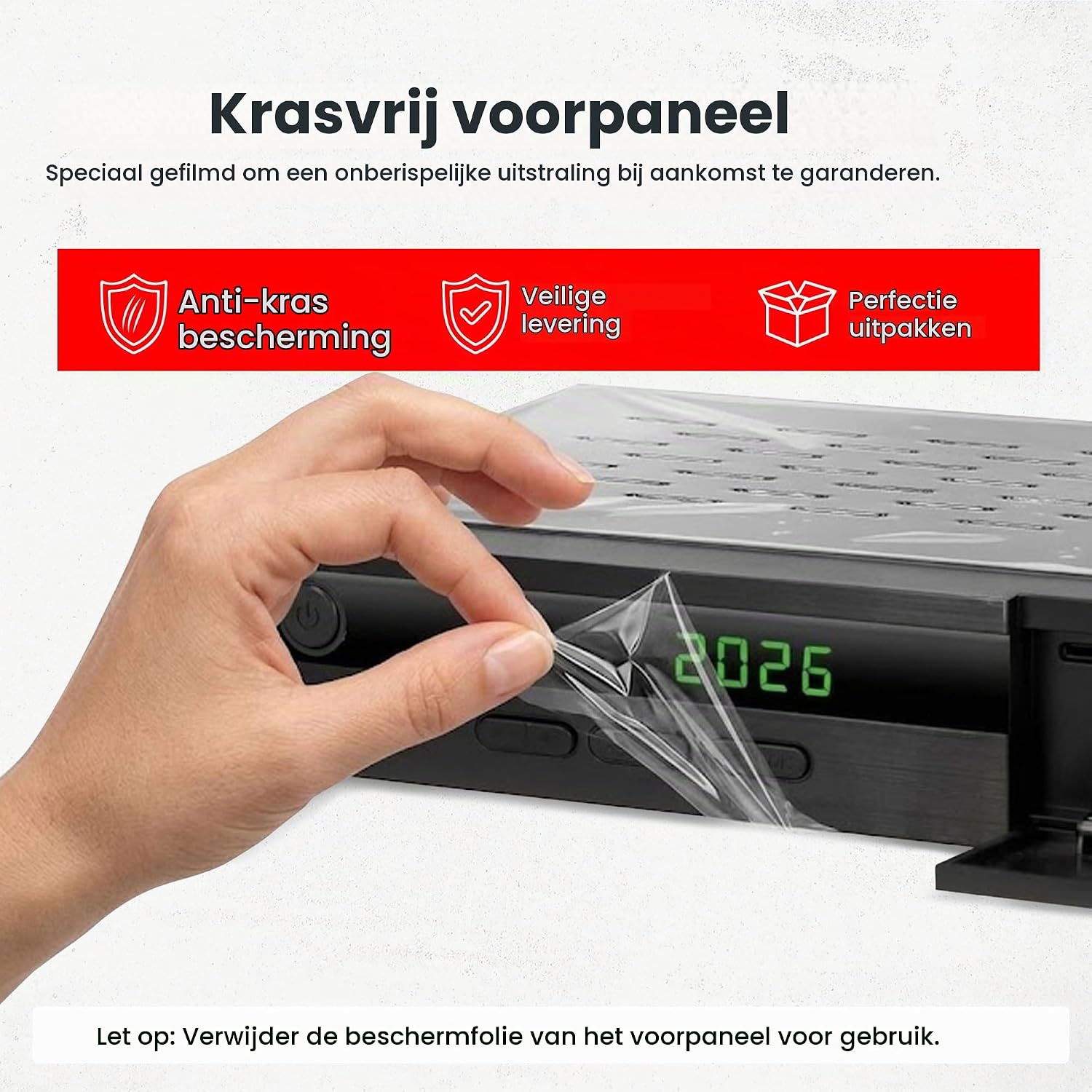 Detalle 1 de BAMOF 2225 satellietontvanger met DVB-S2, Full HD, HDMI en 2x USB