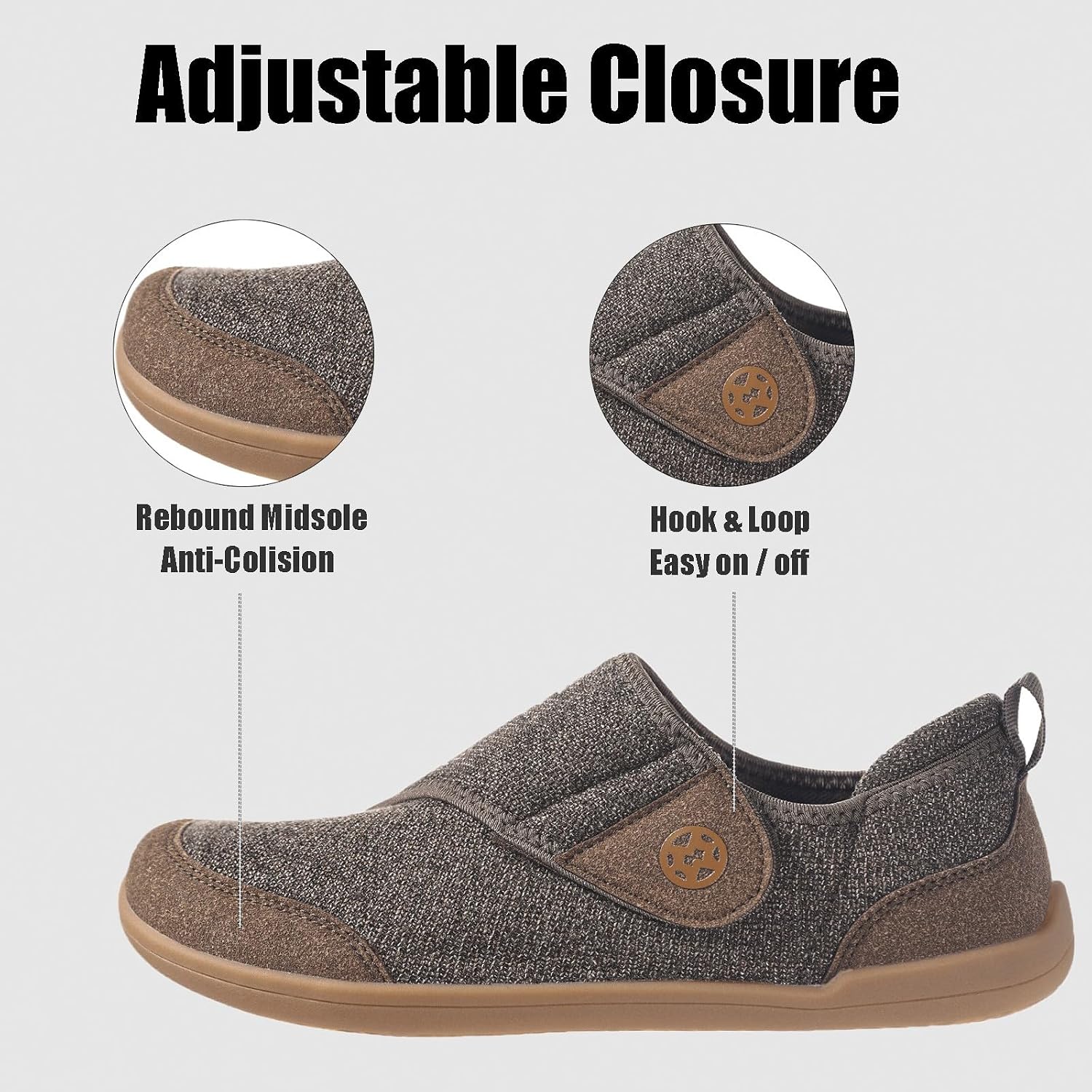 Thumbnail 3 de Sisttke Diabetiker Schuhe – extra weite Hausschuhe & Freizeitschuhe mit Klettverschluss