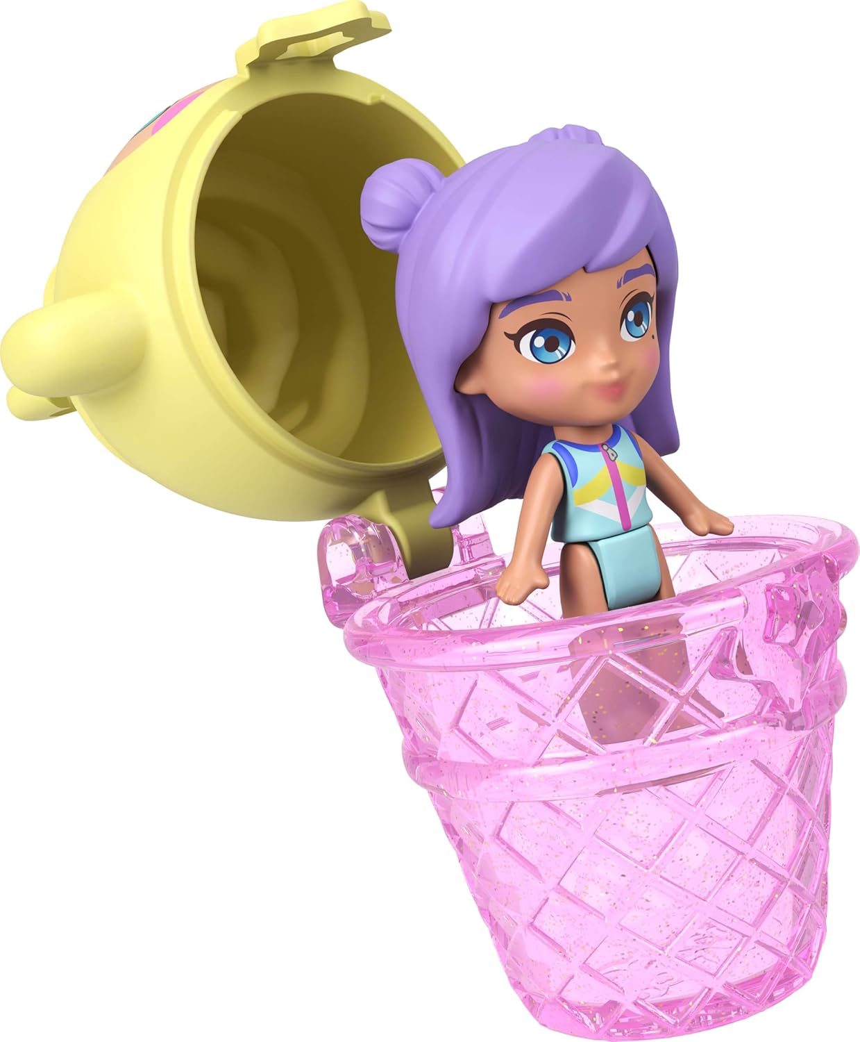 Thumbnail 2 de Polly Pocket Pineapple Monkey Compact Playset (JKC49)