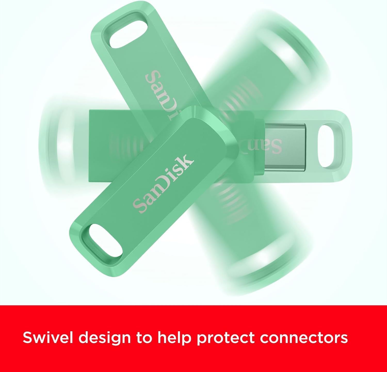 Thumbnail 5 de SanDisk Ultra Dual Drive Go USB Type-C 128 GB (Absinth Grün) – 2-in-1 Smartphone-Speicher für USB-C & USB-A