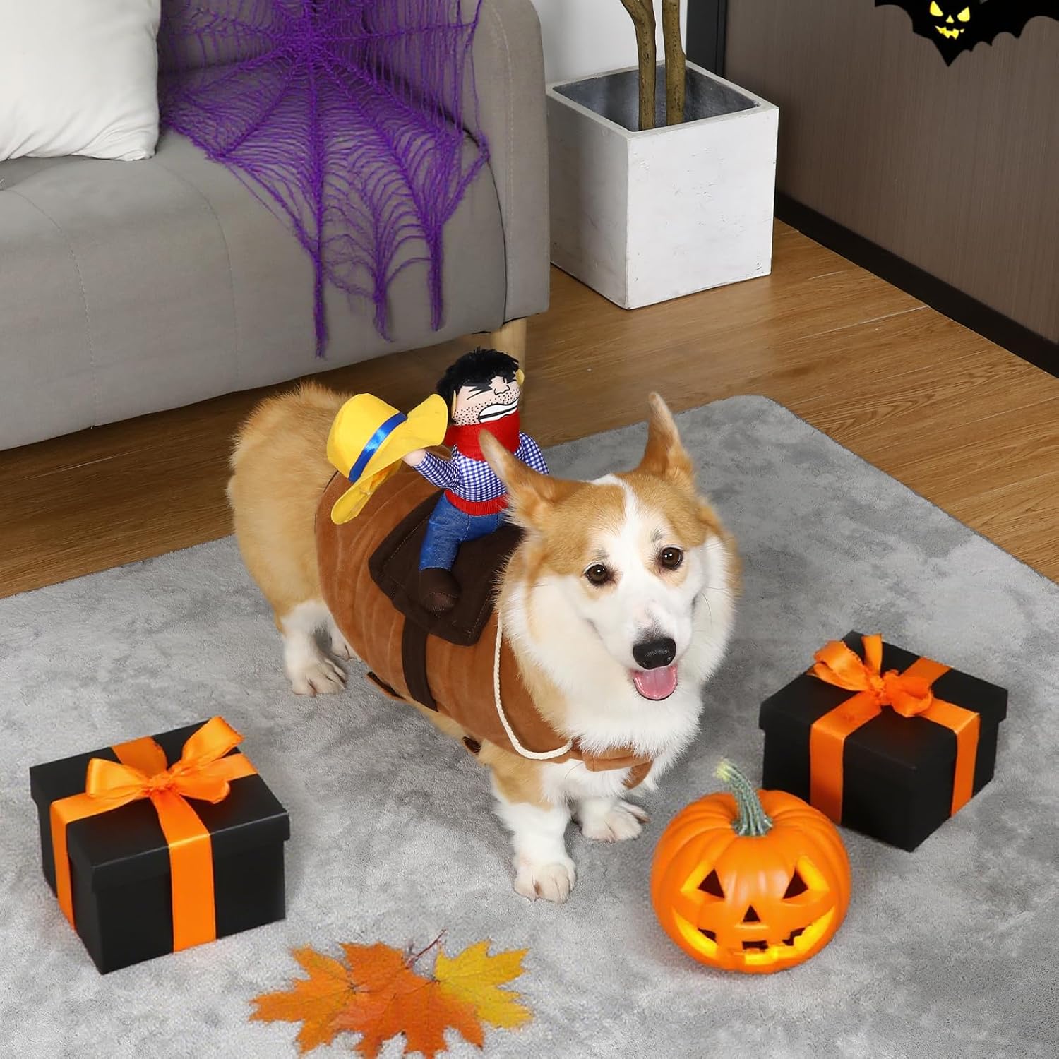 Detalle 2 de T2Y Cowboy Dog Costume, Adjustable Fit