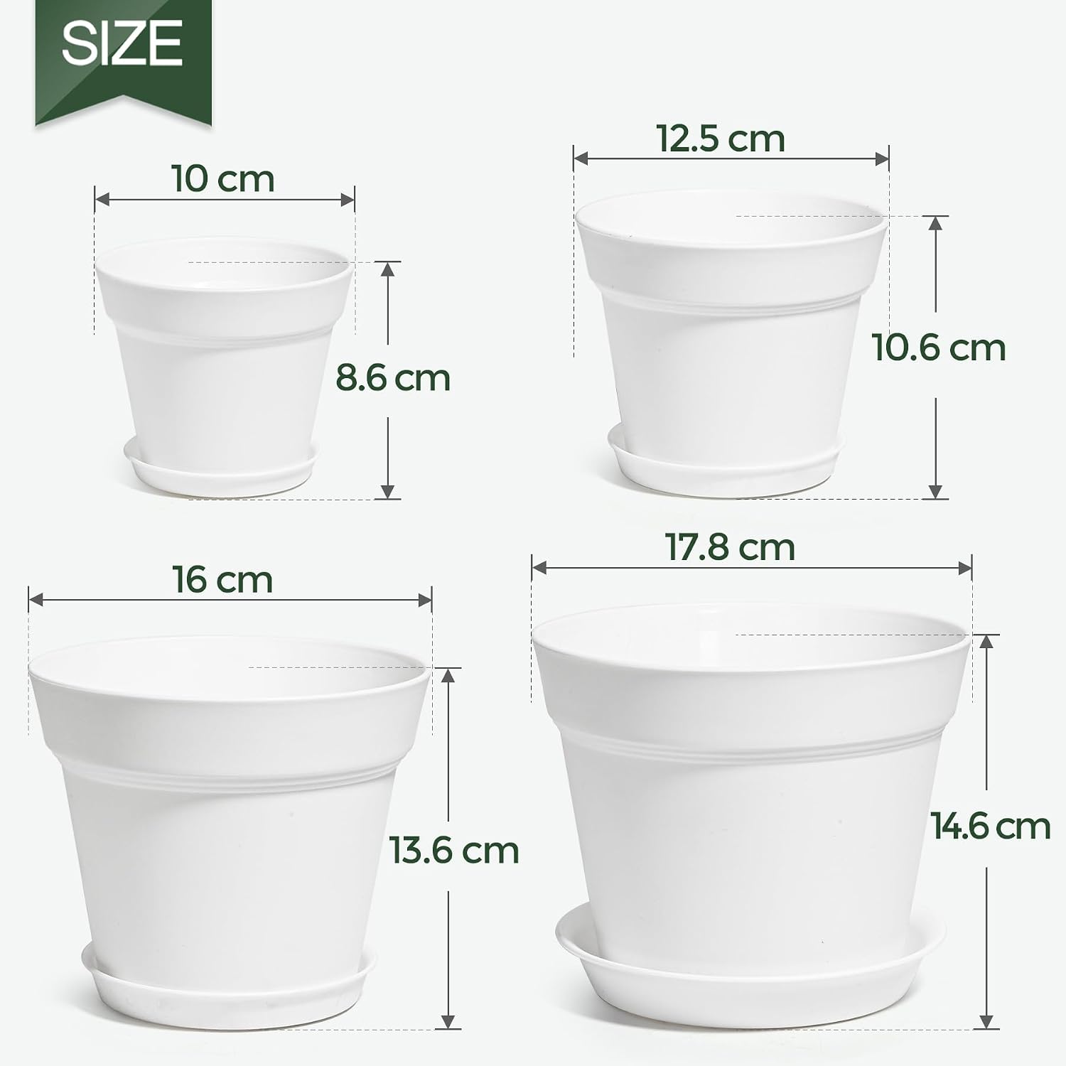 Detalle 2 de T4U Plant Pots indoor set 6