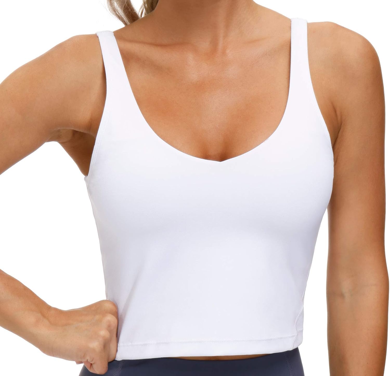 THE GYM PEOPLE Sports Bra Longline Wirefree