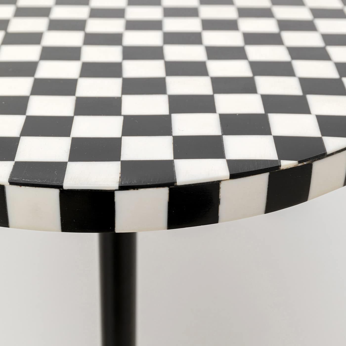 Thumbnail 3 de Kare Design Tavolino Domero Chess - nero/bianco, Ø25 cm / 50x25x25 cm