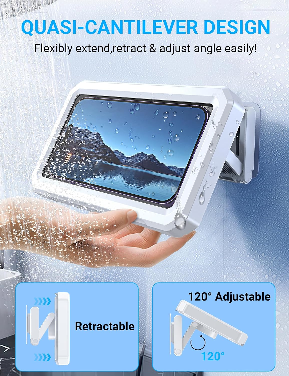 Detalle 2 de Coolpow Shower Phone Holder