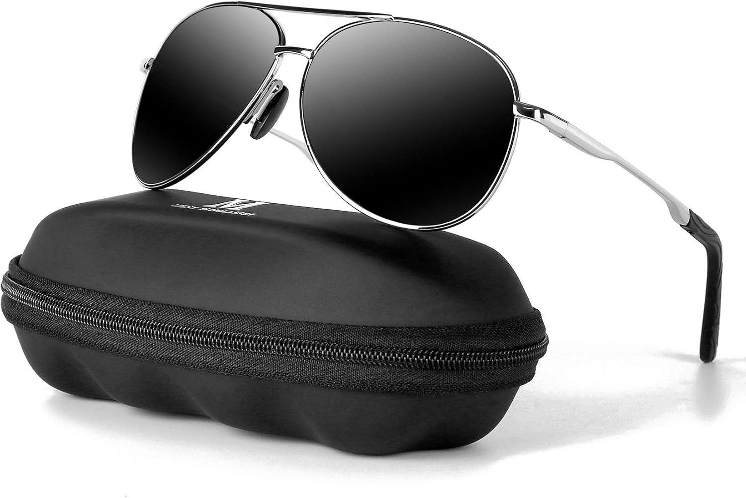 Detalle de MXNXEU Sonnenbrille Herren Fahrerbrille Polarisierte UV400 – Leichtes, unisex Modell aus Aluminium-Magnesium