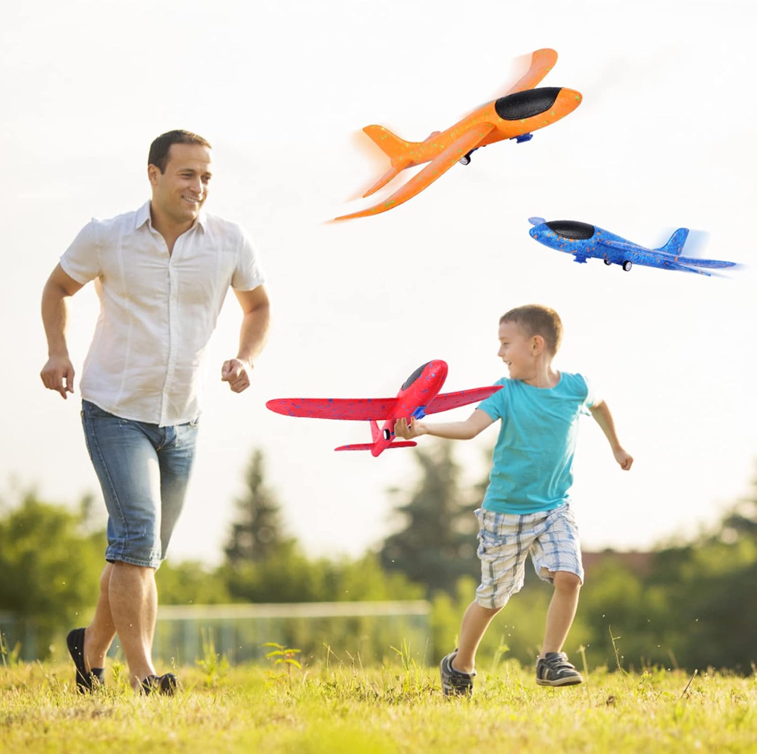 Thumbnail 6 de Airplane Launcher Toy foam glider with catapult