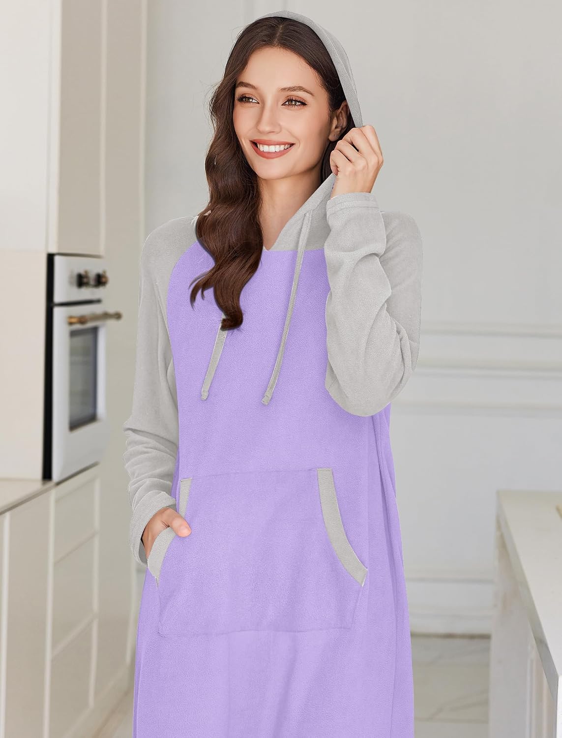 Detalle 2 de Ekouaer fleece nightgown