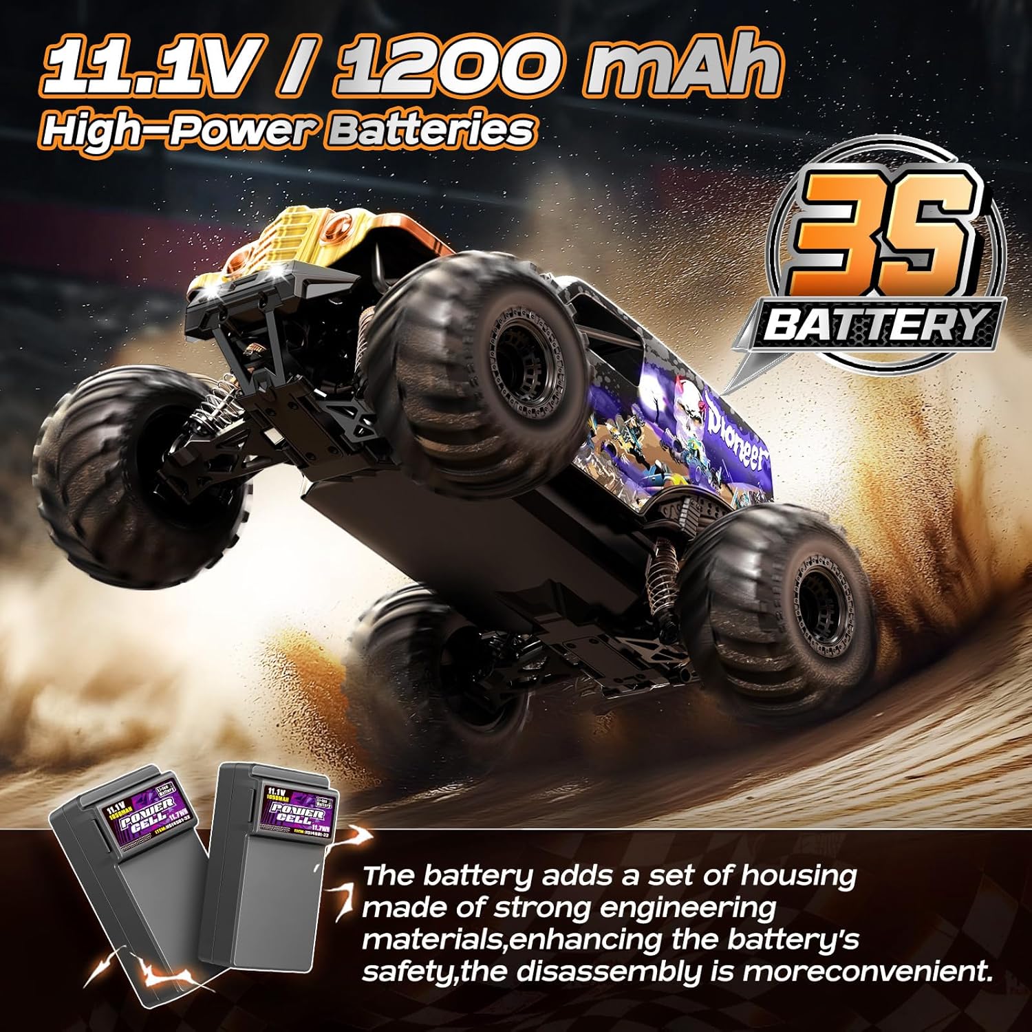 Thumbnail 3 de Womaqu Ferngesteuertes RC Auto 1/14 bis 70 km/h