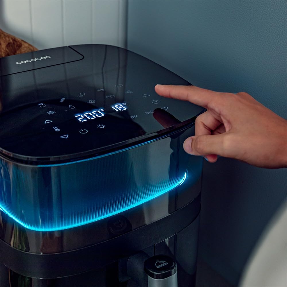 Thumbnail 5 de Cecotec Cecofry Neon 5000:Friggitrice ad aria 5 L con spruzzo d'acqua, tecnologia Healthy Crispy e PerfectCook