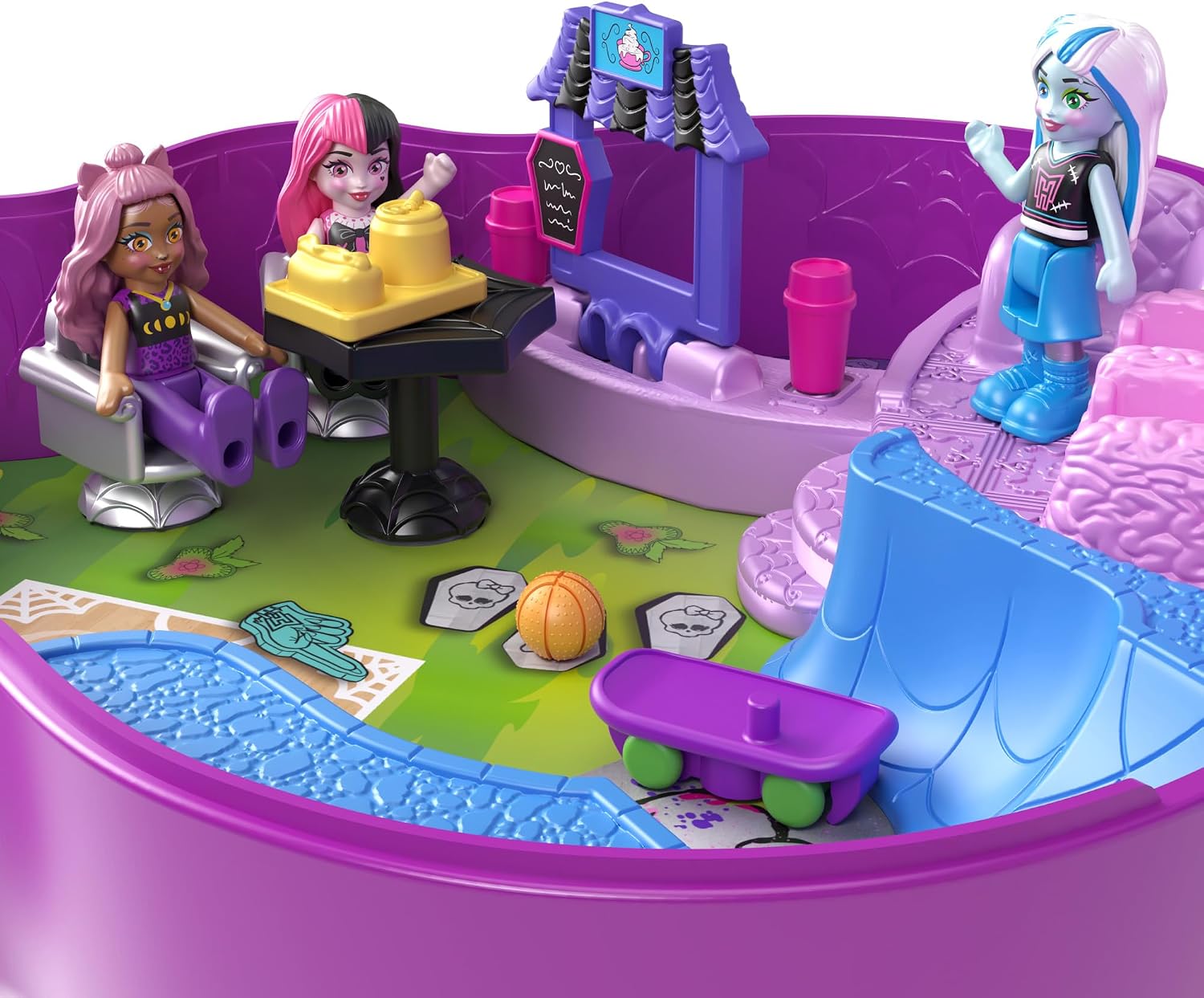 Thumbnail 2 de Polly Pocket HVV58 Monster High Spielset 3 Figuren