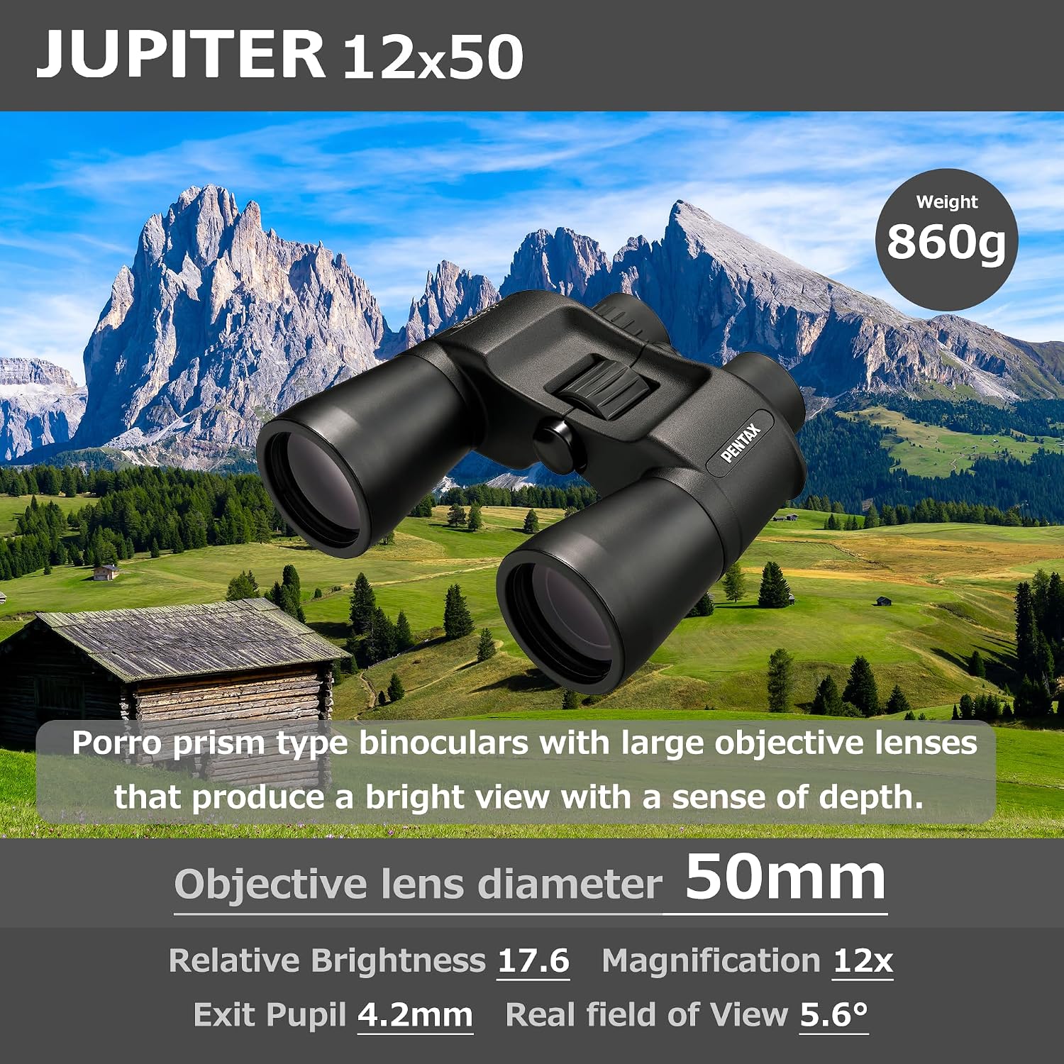 Detalle 2 de Pentax Jupiter 12x50 jumelles d’observation
